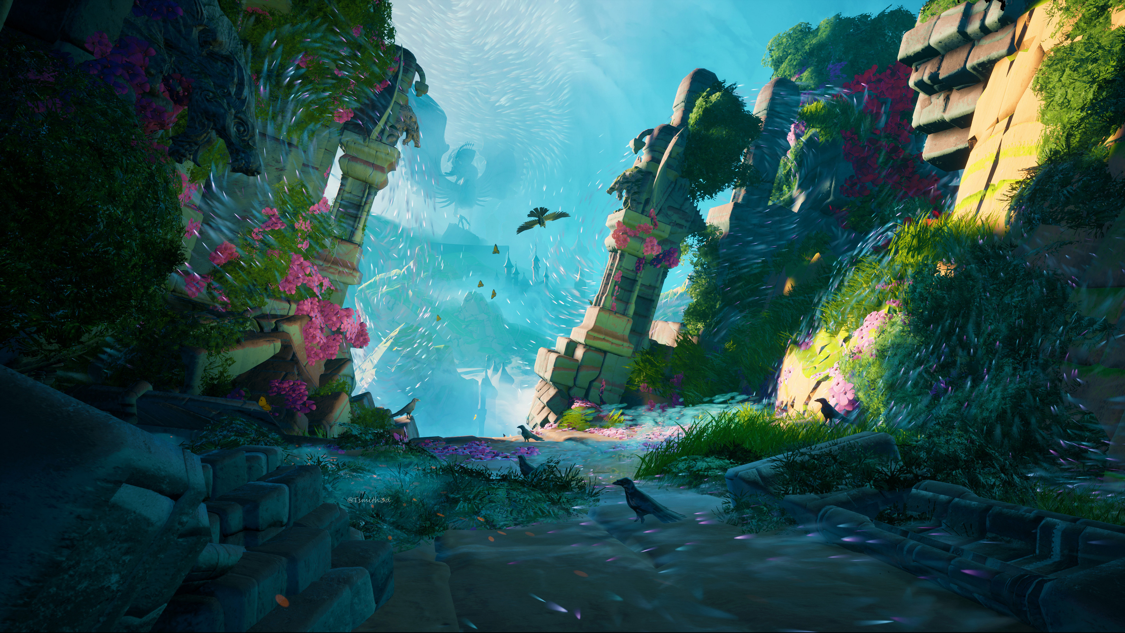 鸟儿 AI艺术 风景 无水印壁纸 3840×2160