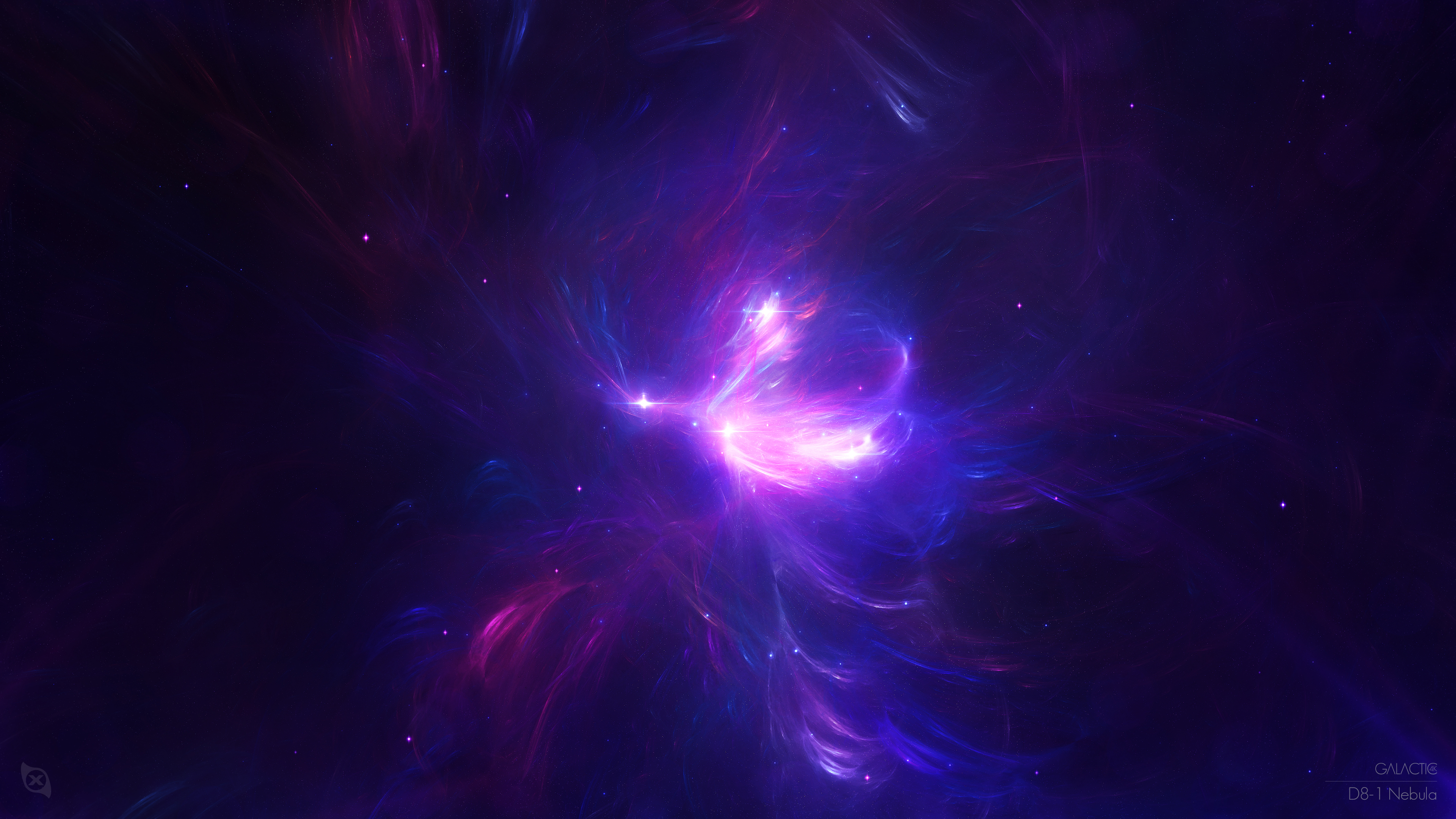 唯美图片 AI艺术 星云 空间 高清壁纸 3840×2160