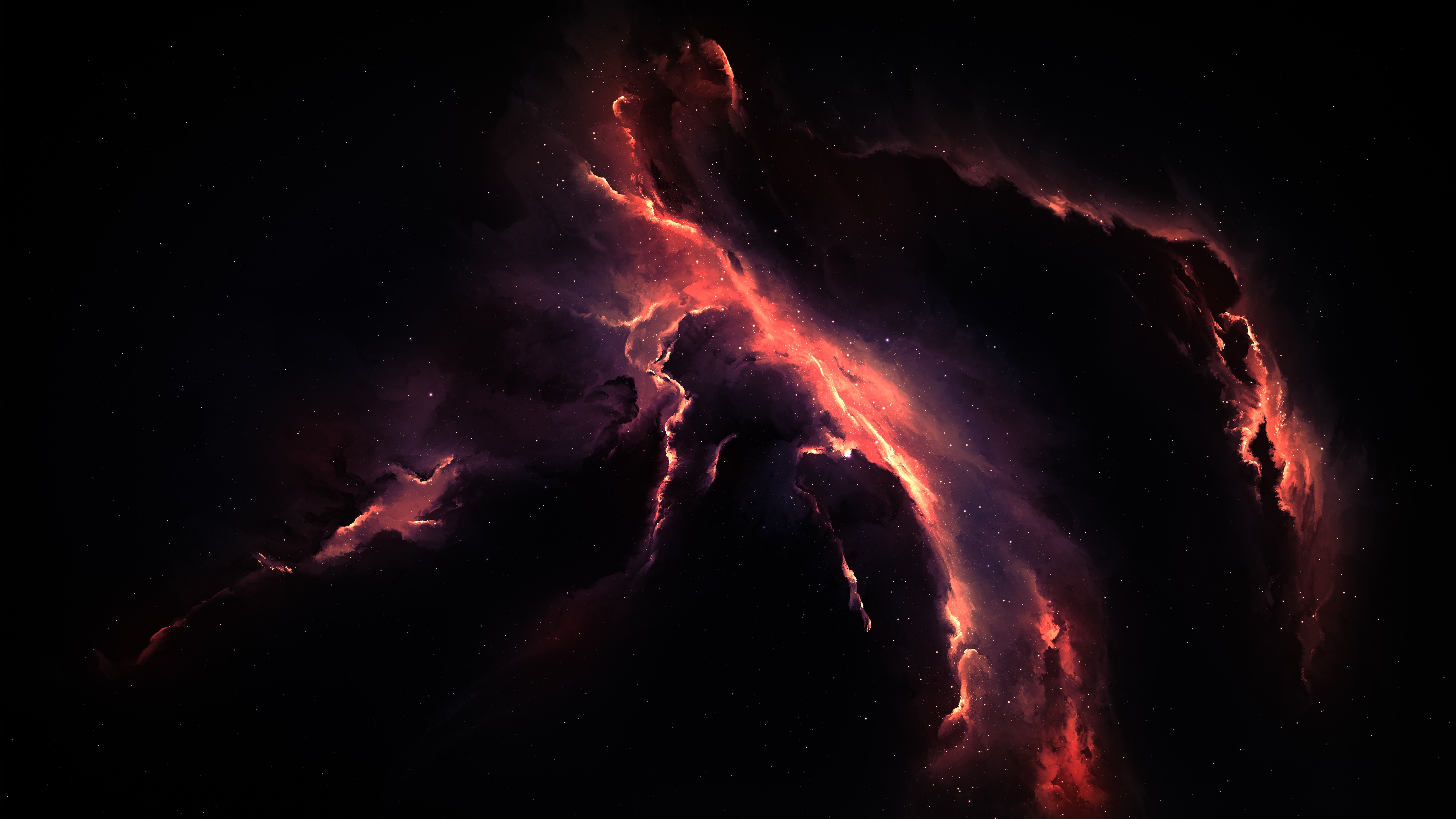 抽象 空间艺术 星云 空间 AI艺术 4K高清壁纸 5120×2880