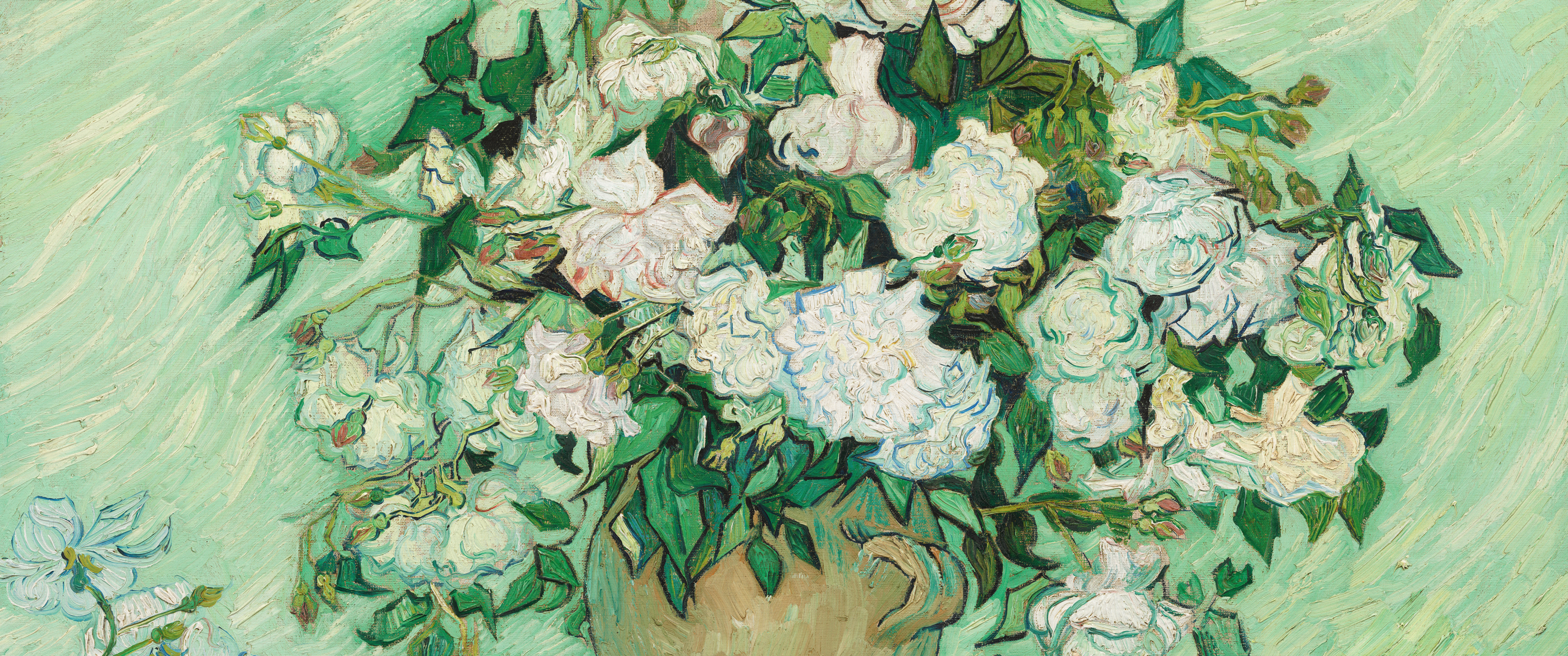 梵高 绘画 油画 布面油画 印象派 4K高清壁纸 6880×2880