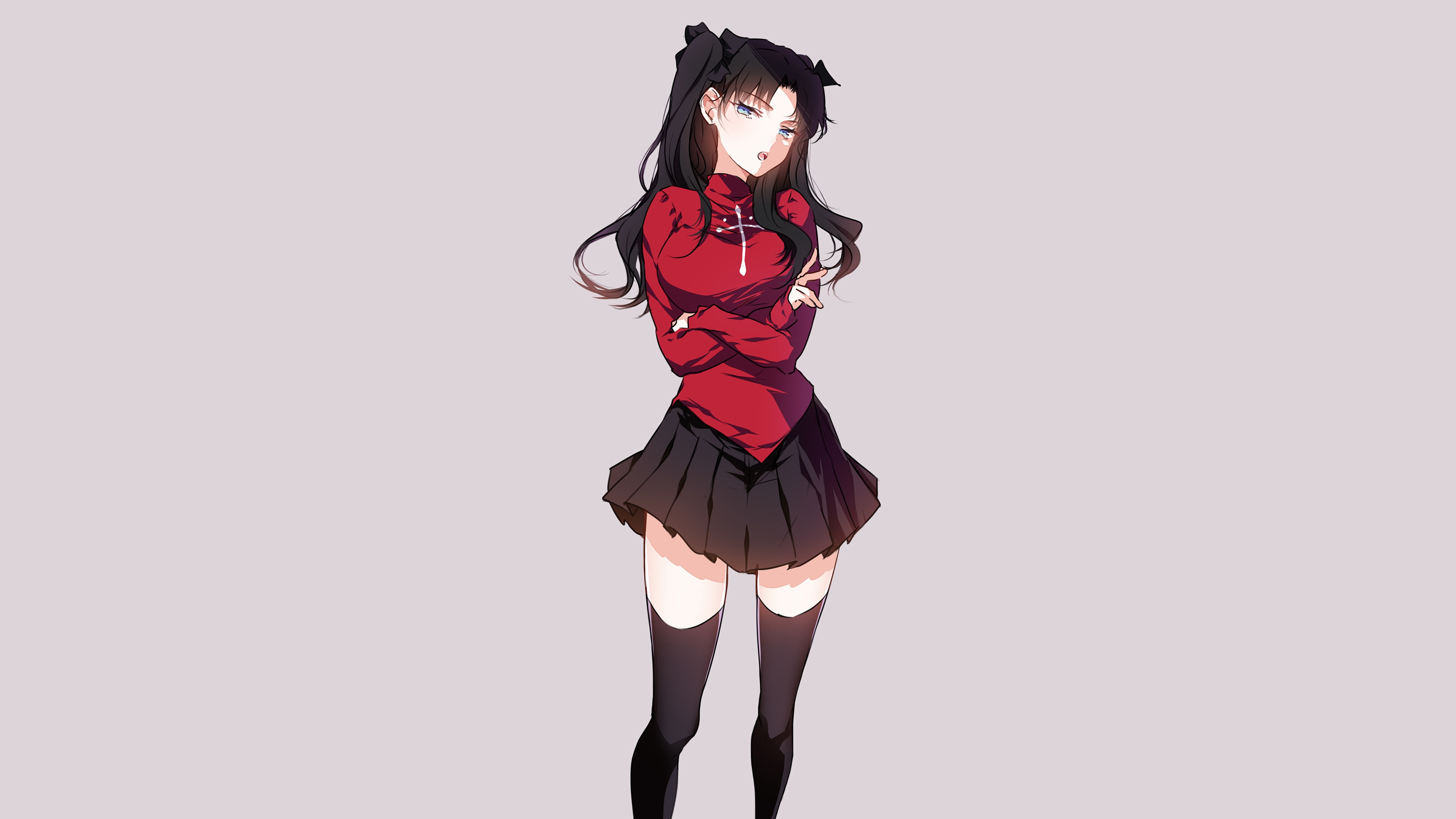 命运 动漫女孩 Fate 壁纸 3840×2160