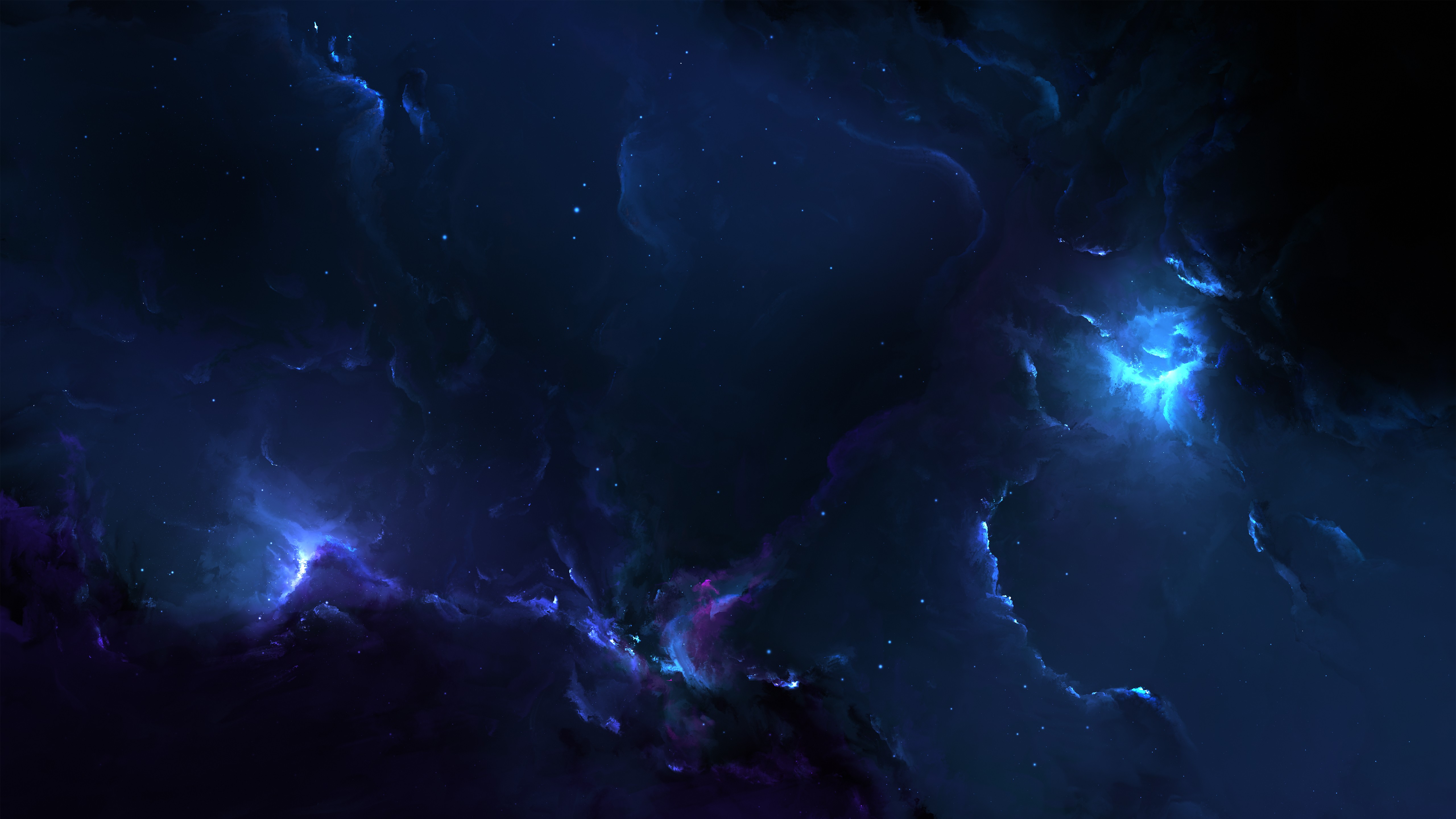 抽象 空间艺术 空间 星云 AI艺术 桌面壁纸 5120×2880