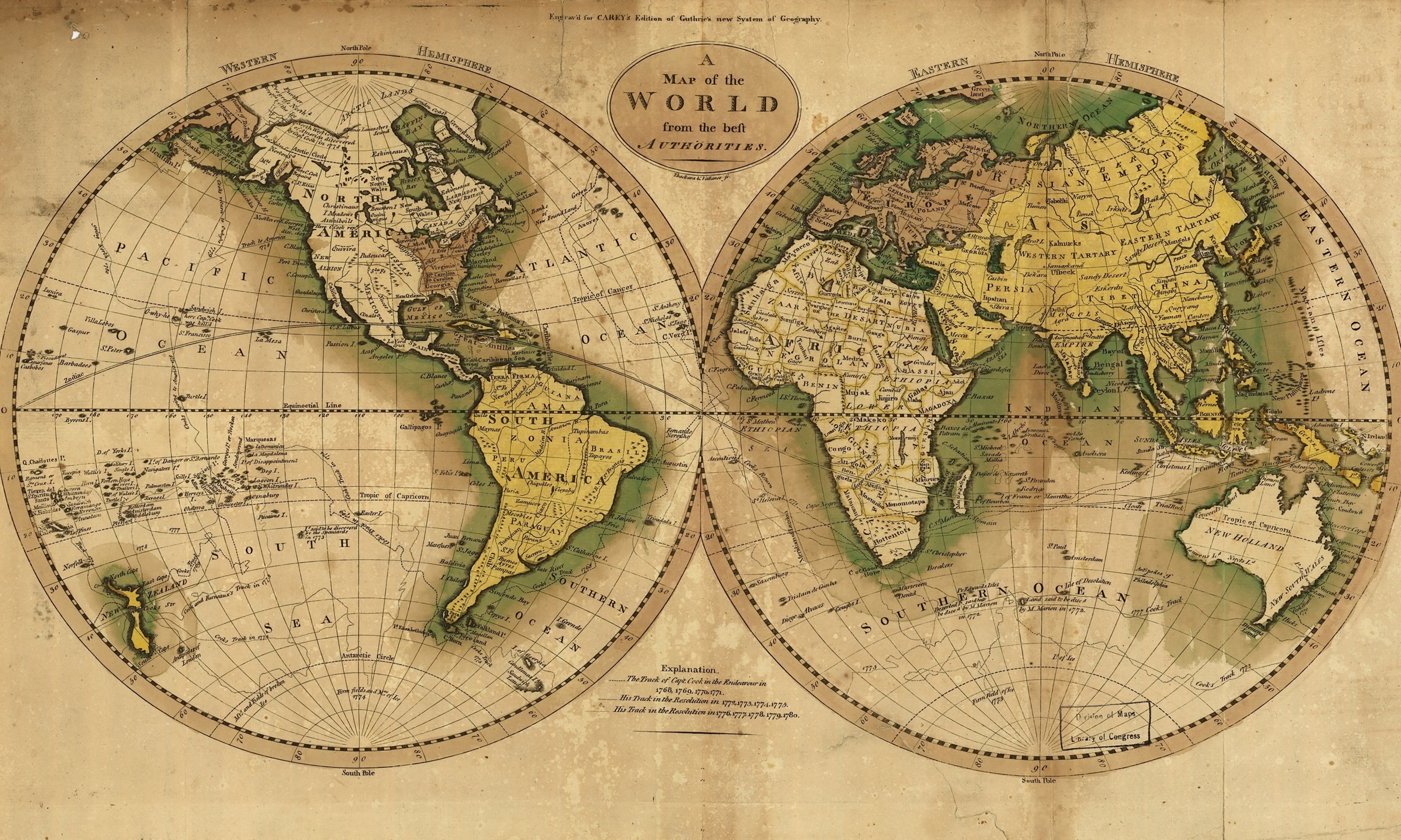 旧地图 地图 世界地图 大陆 信息图 壁纸 5000×3000