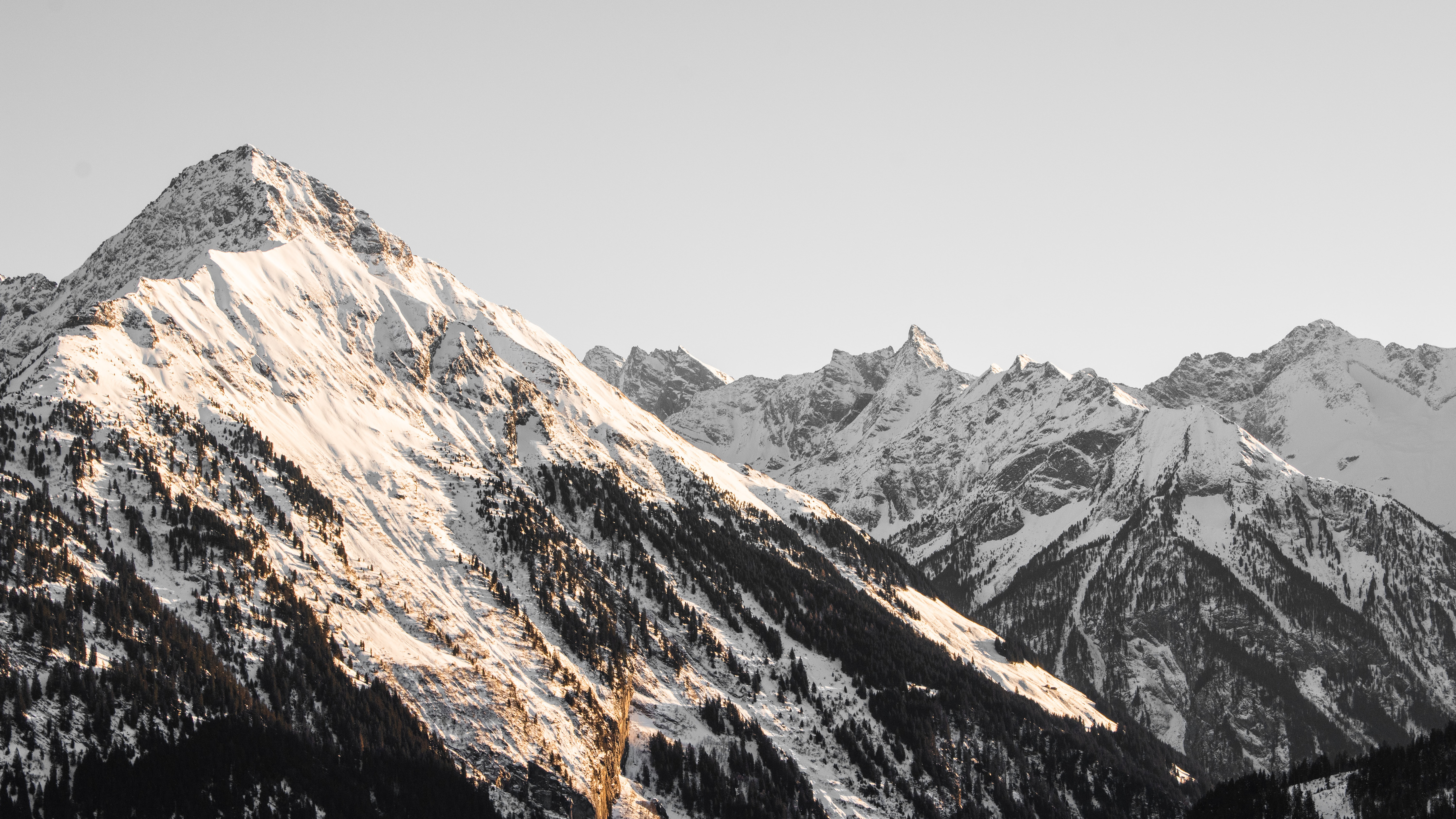 热门山 雪 自然 无水印壁纸 5120×2880