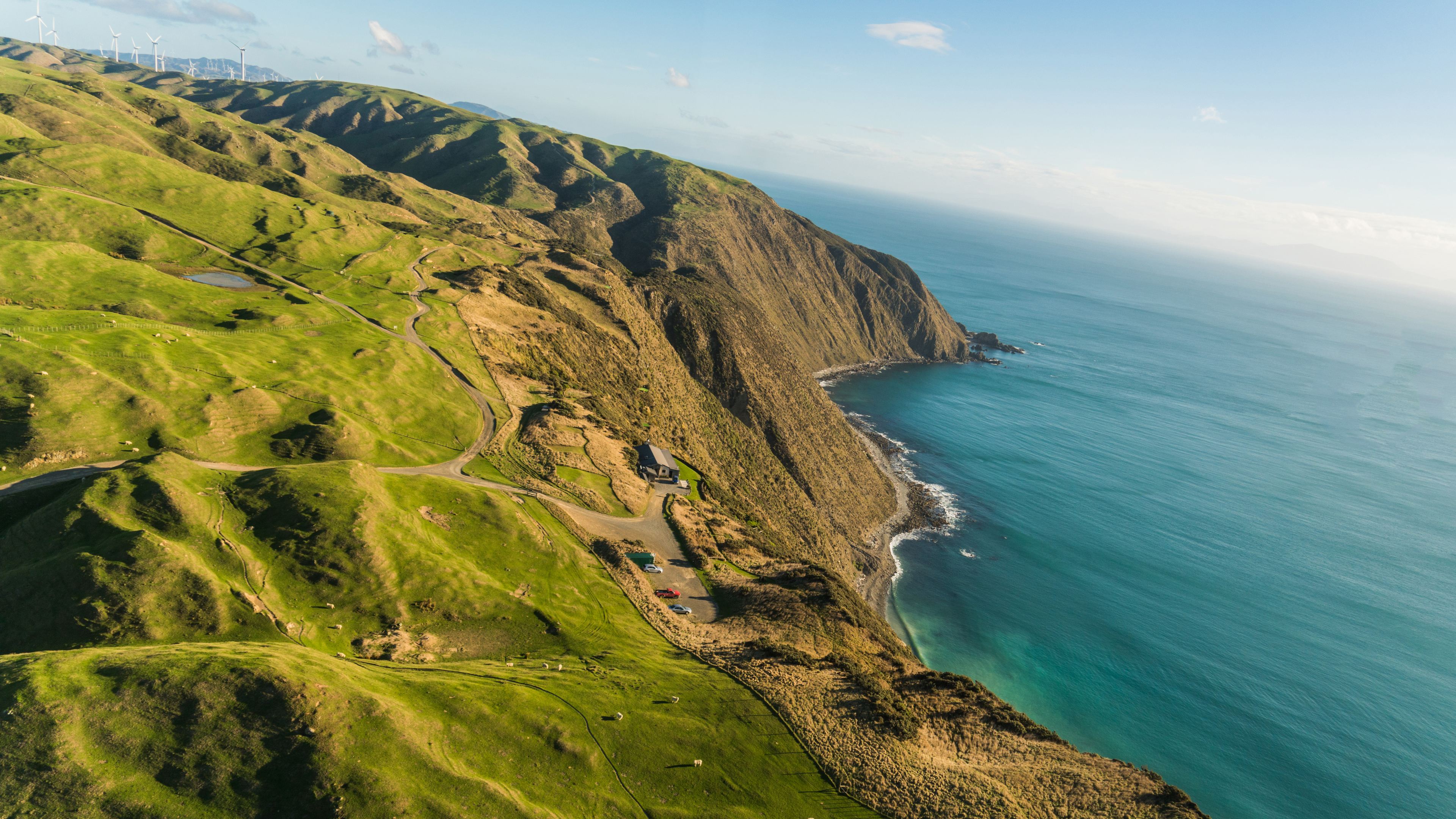 风景 山脉 海岸 海洋 地平线 水 自然 壁纸 3840×2160