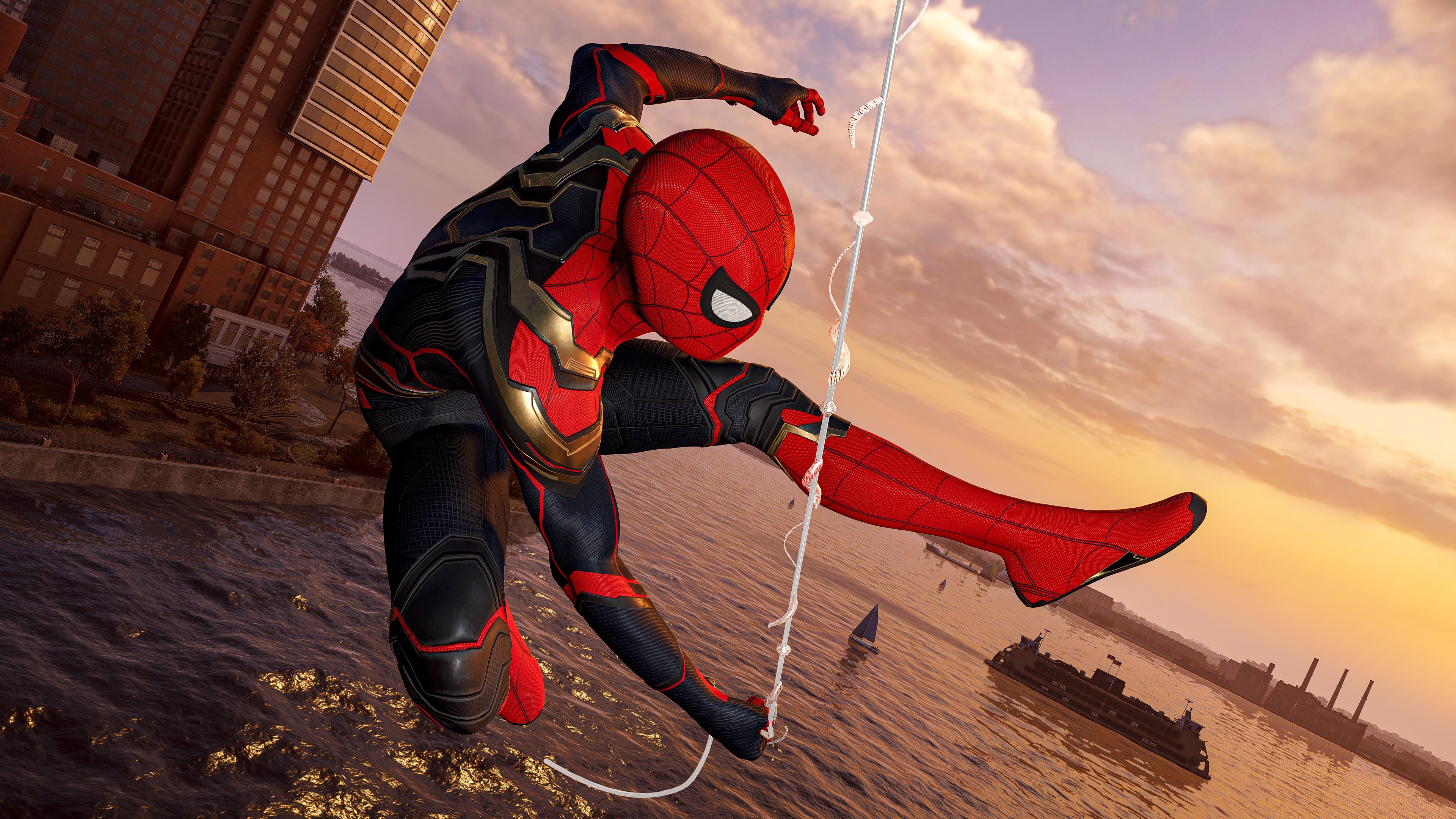 绚丽蜘蛛侠 游戏CG 壁纸 3840×2160