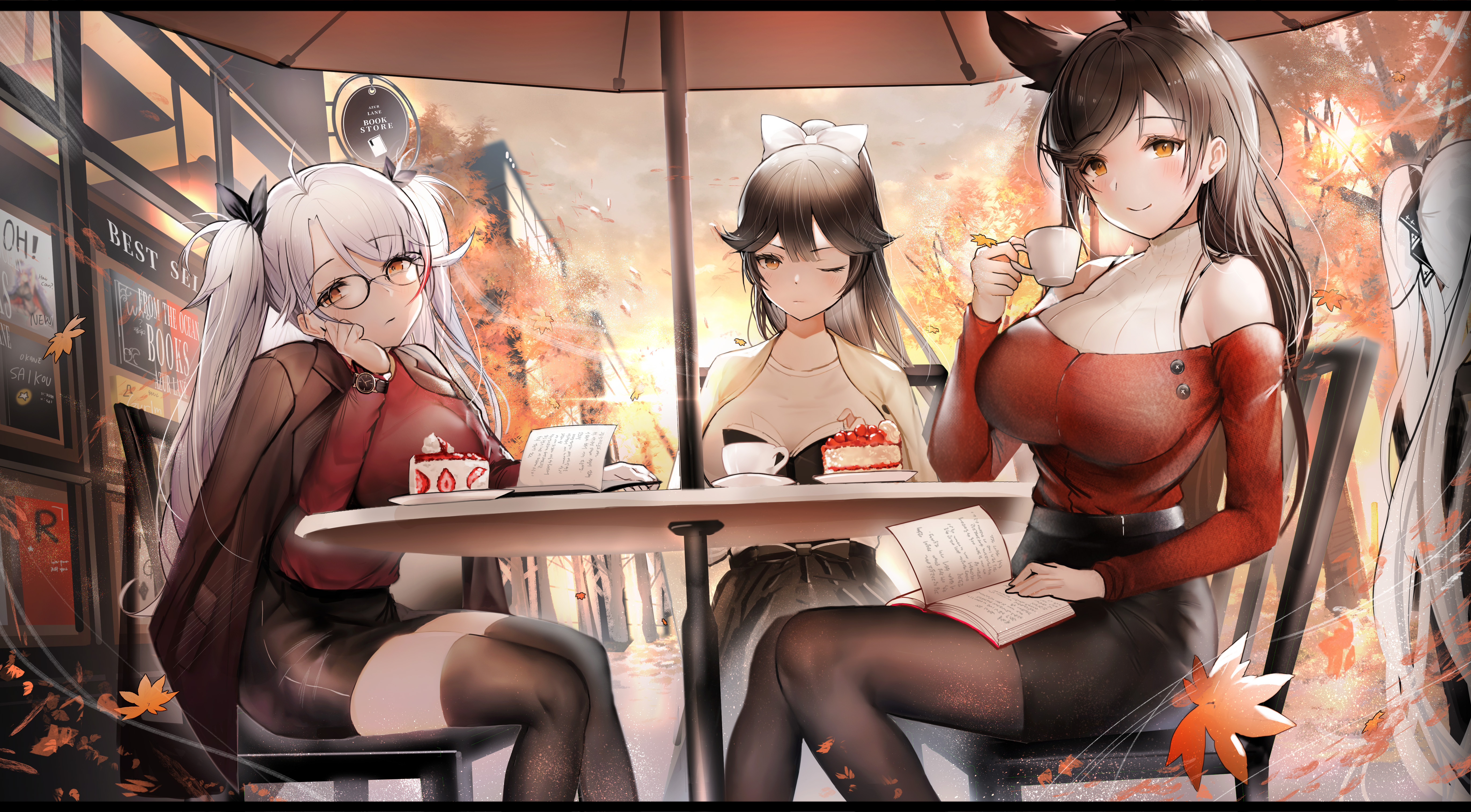 蔚蓝巷 动漫 女孩 AI艺术 肖像 王子 高尾 壁纸 5484×3028