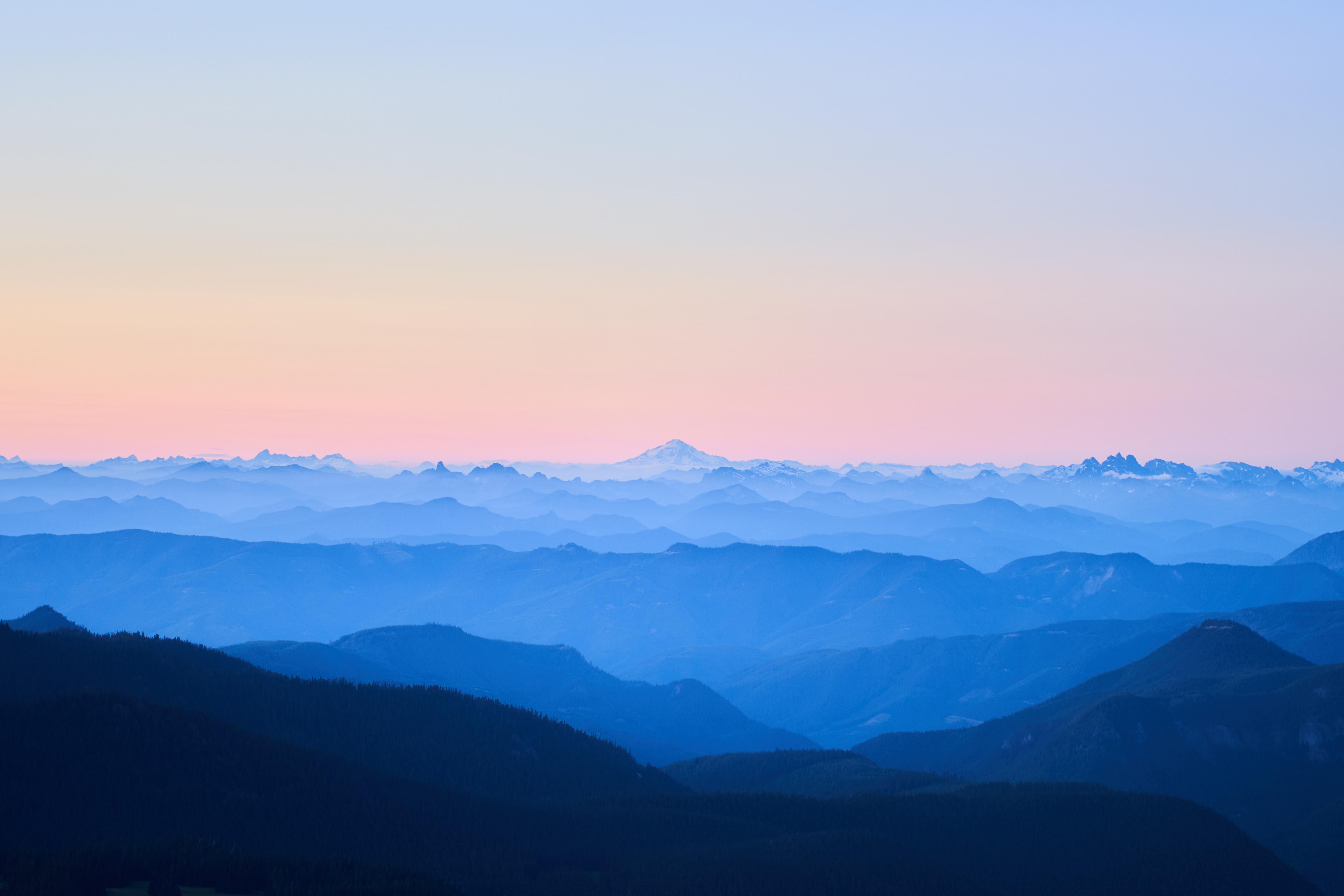 热门自然 风景 山脉 日落 高清壁纸 4982×3321