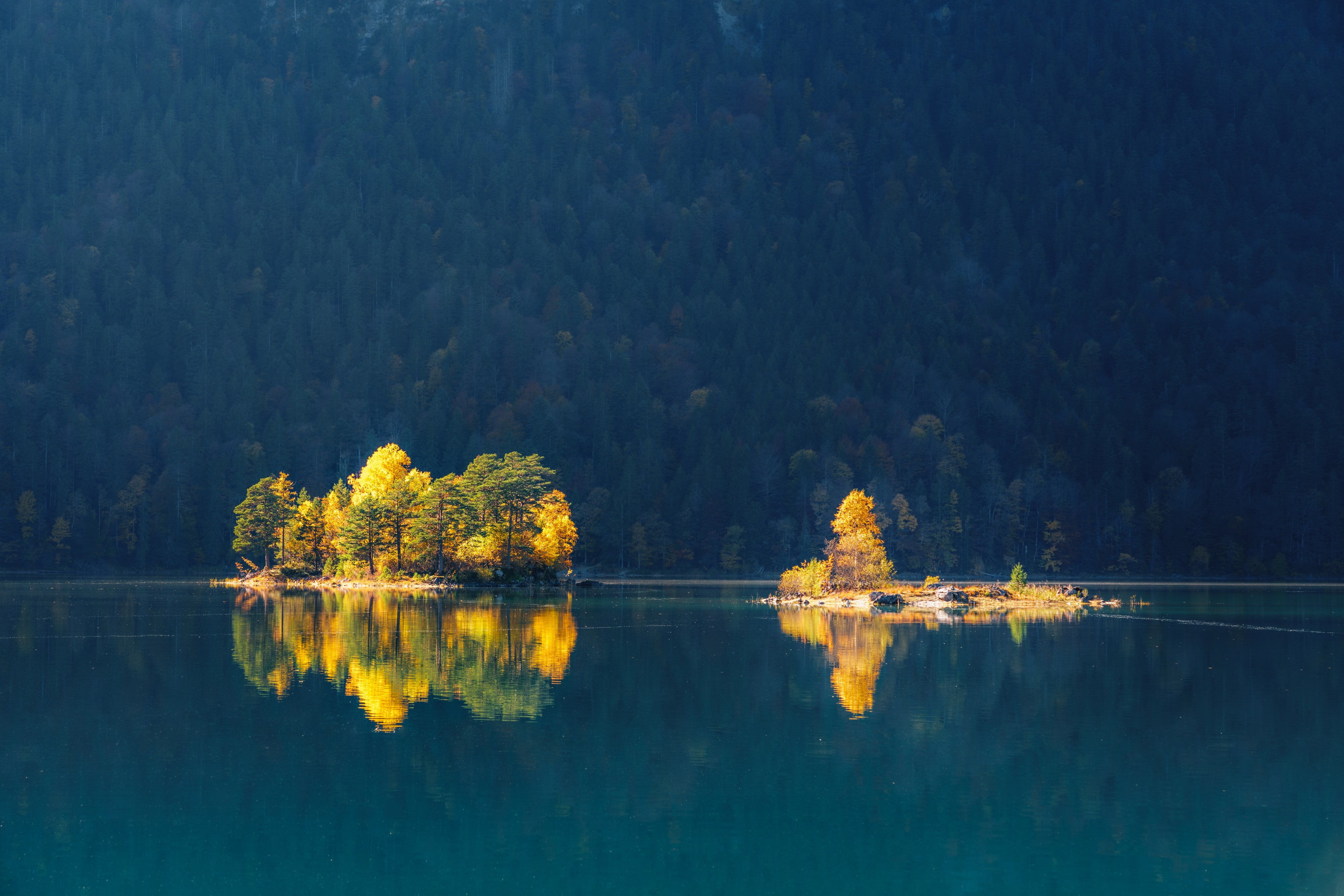风景 树木 湖泊 水 自然 桌面壁纸 4000×2667