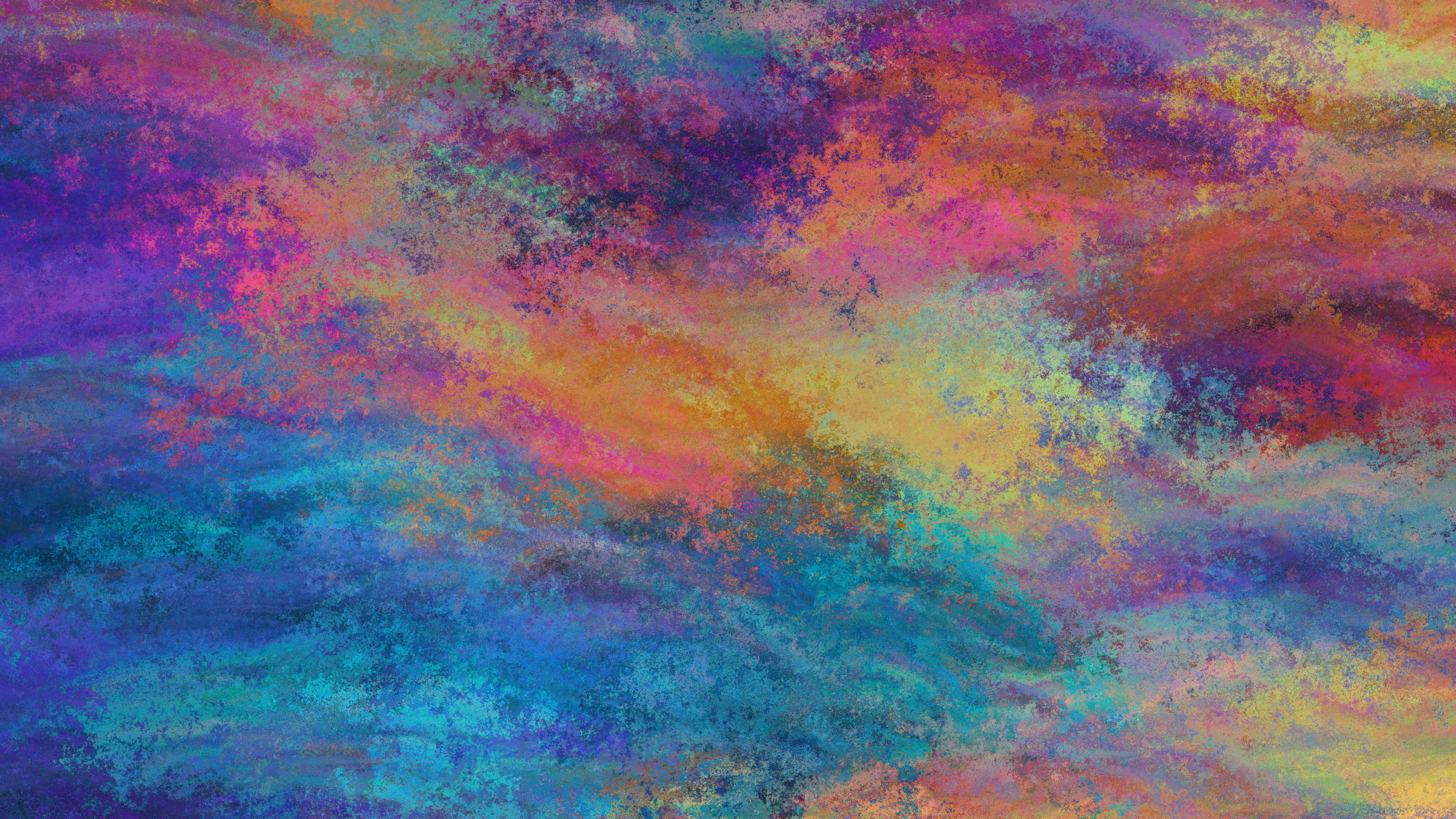 图片 抽象 绘画 彩色 AI艺术 4K高清壁纸 3840×2160