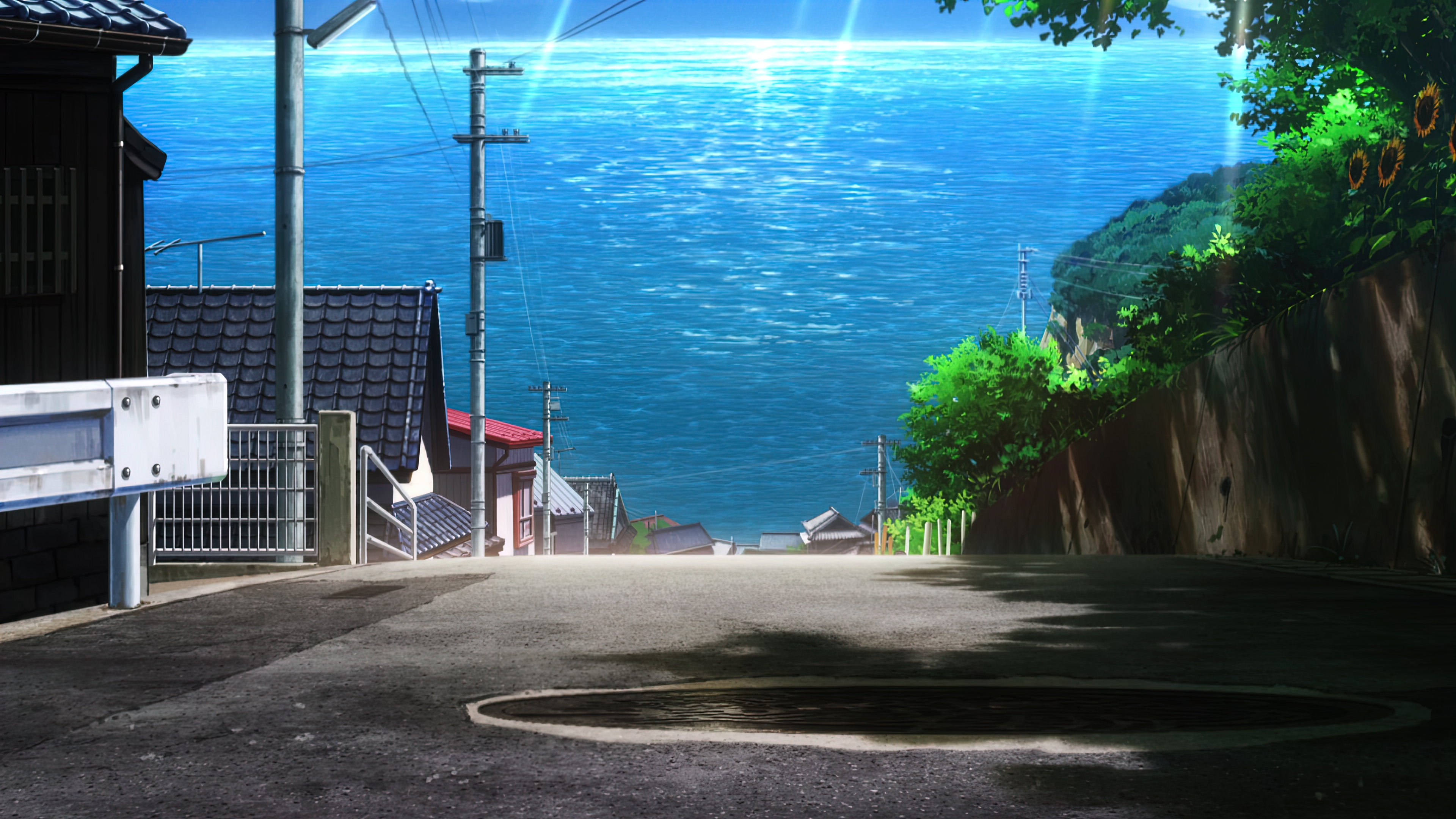 精选夏季 渲染 动漫 乡村 桌面壁纸 3840×2160