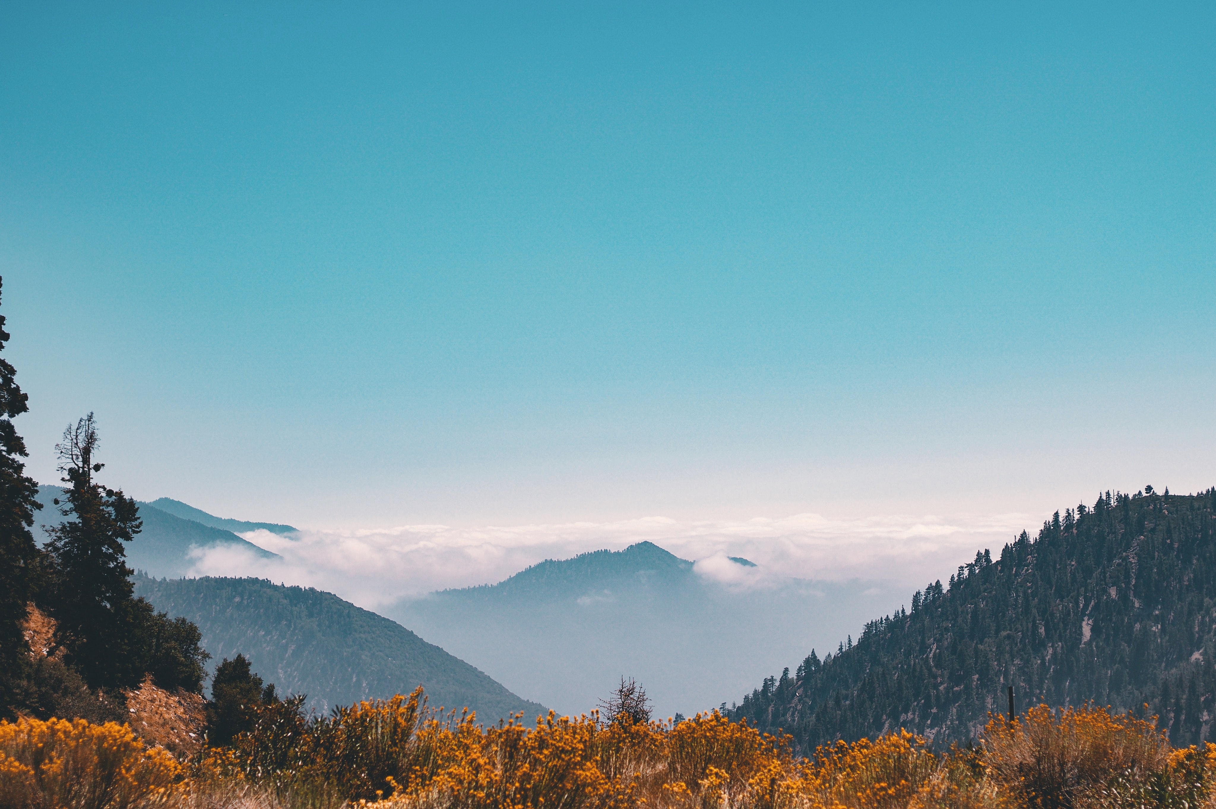 山脉 自然 风景 壁纸 4096×2726
