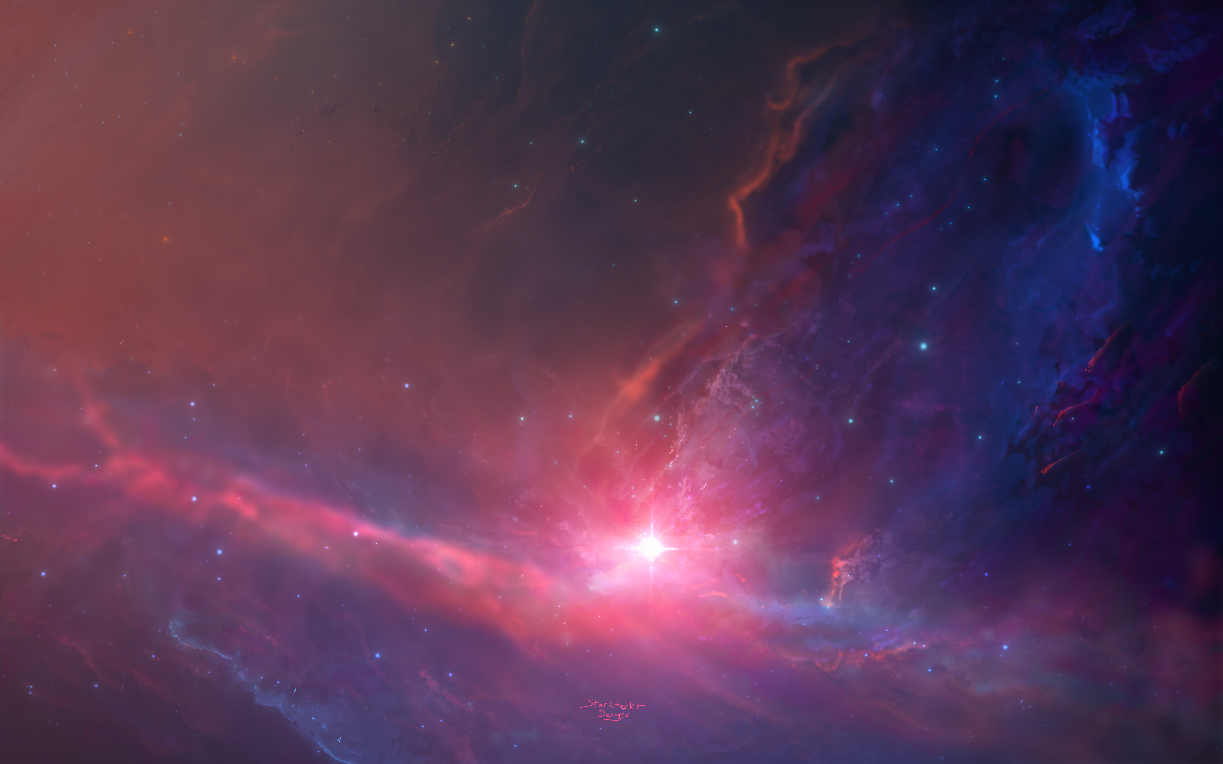 超清星云 宇宙 恒星 手机壁纸 5120×3200