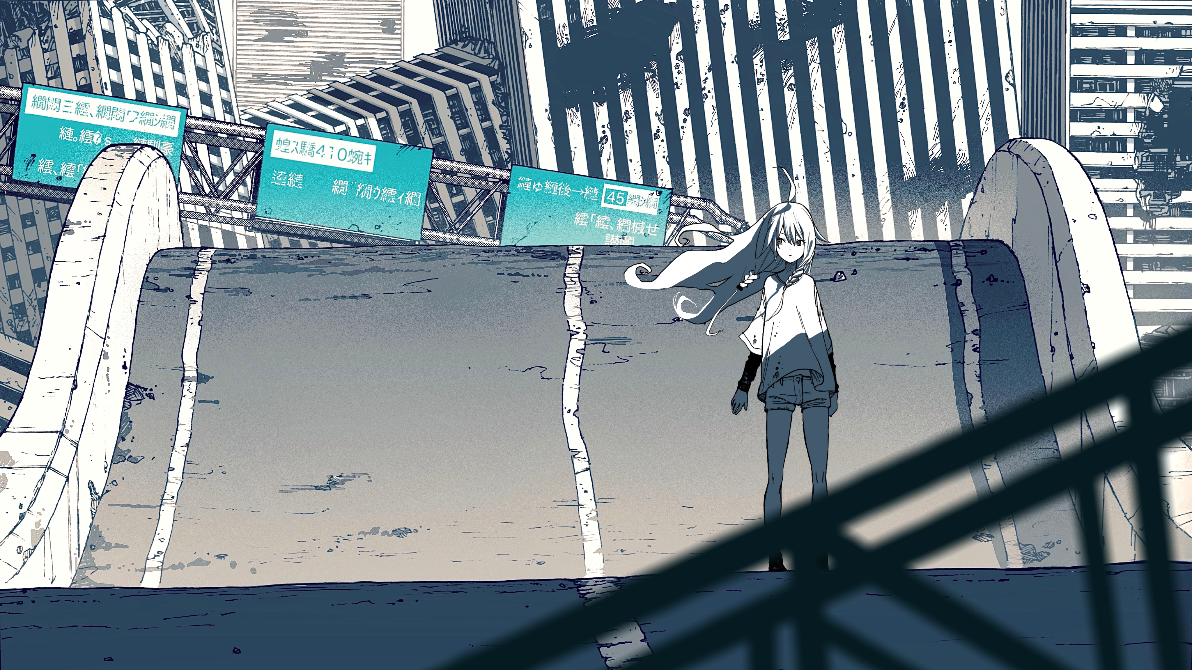热门原创 人物 动漫 女孩 破坏 壁纸 4095×2302