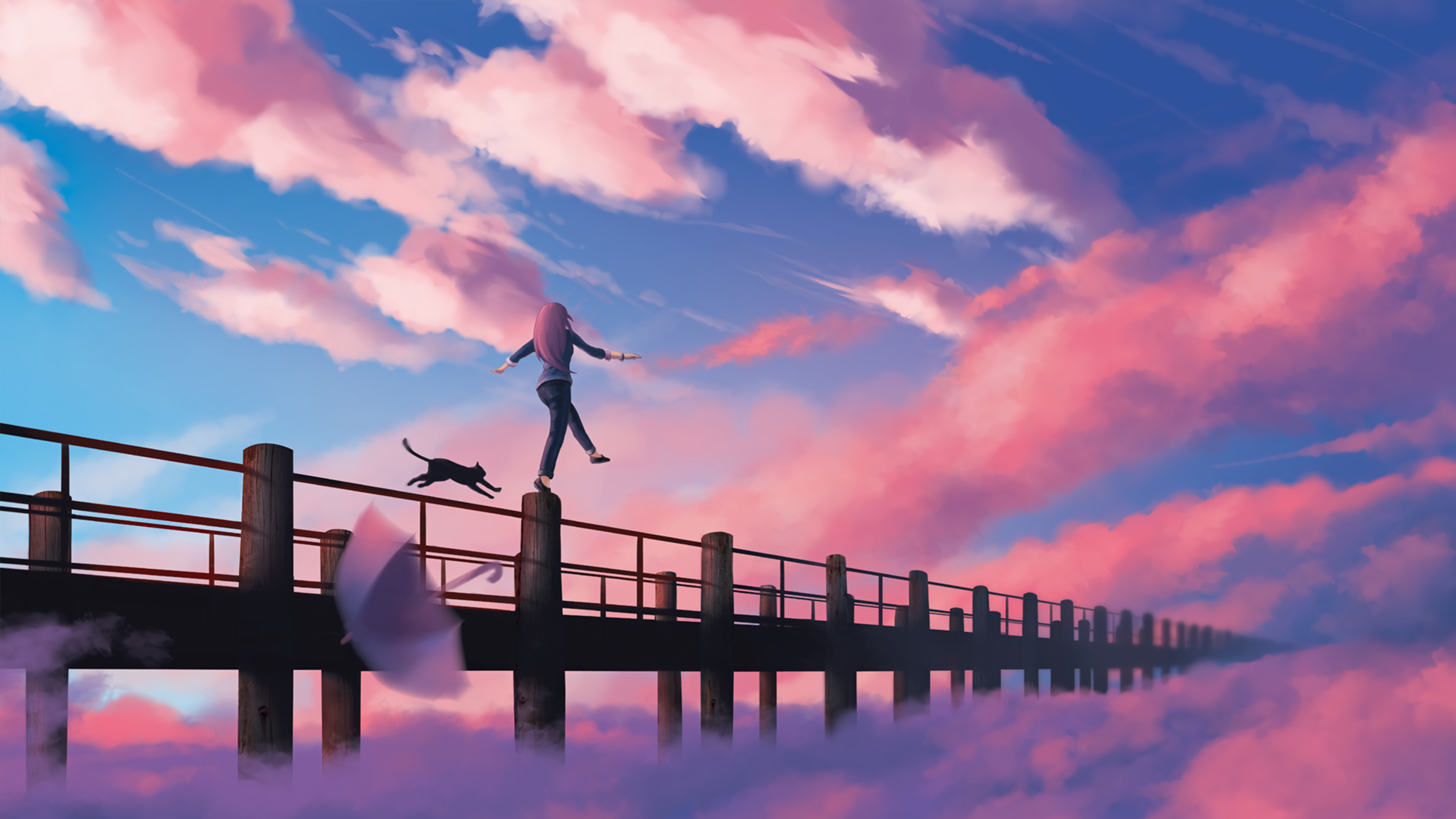经典动漫 莫夏尔 猫 壁纸 3840×2160