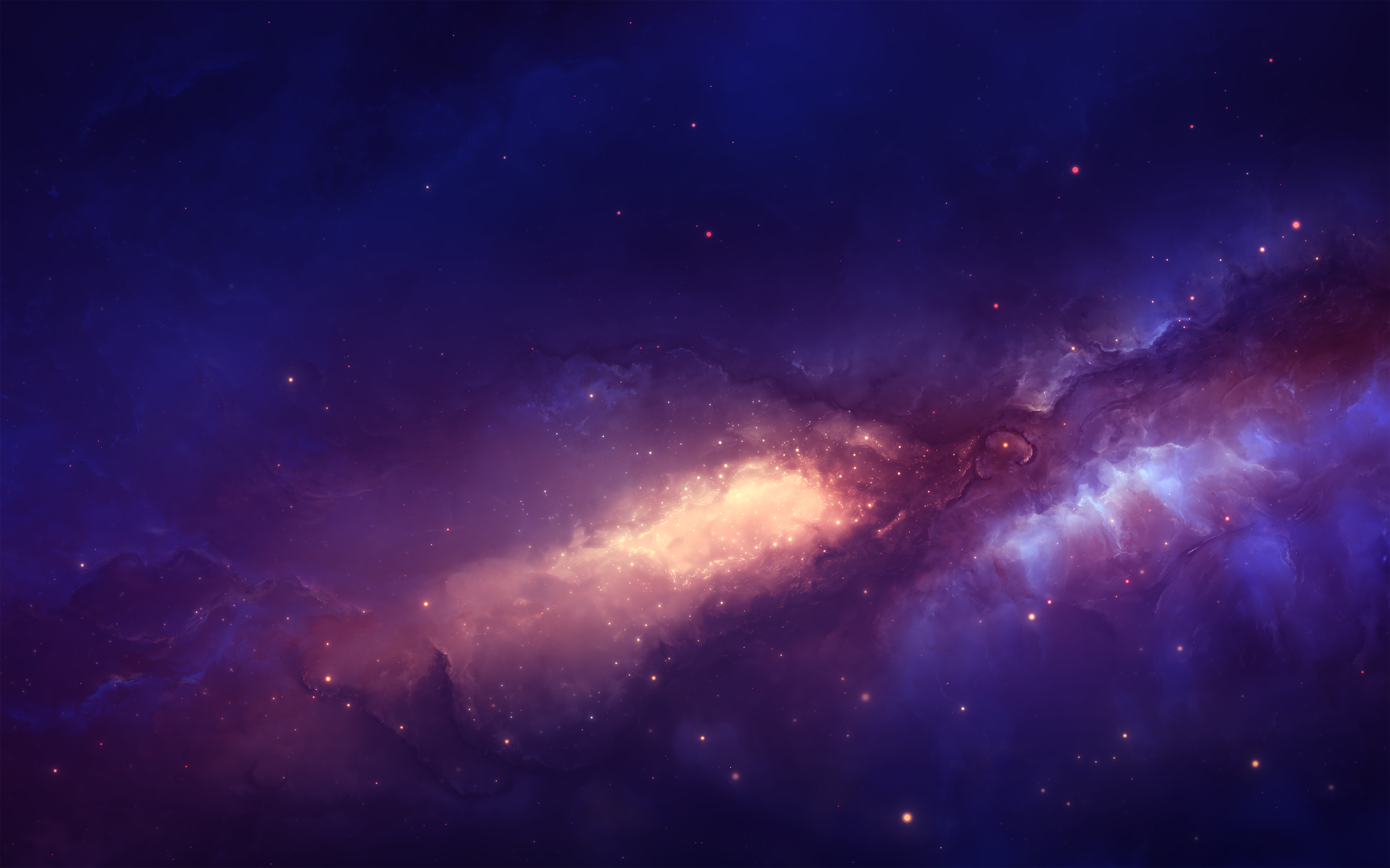 空间艺术 数字绘画 星星 空间 AI艺术 壁纸 3840×2400