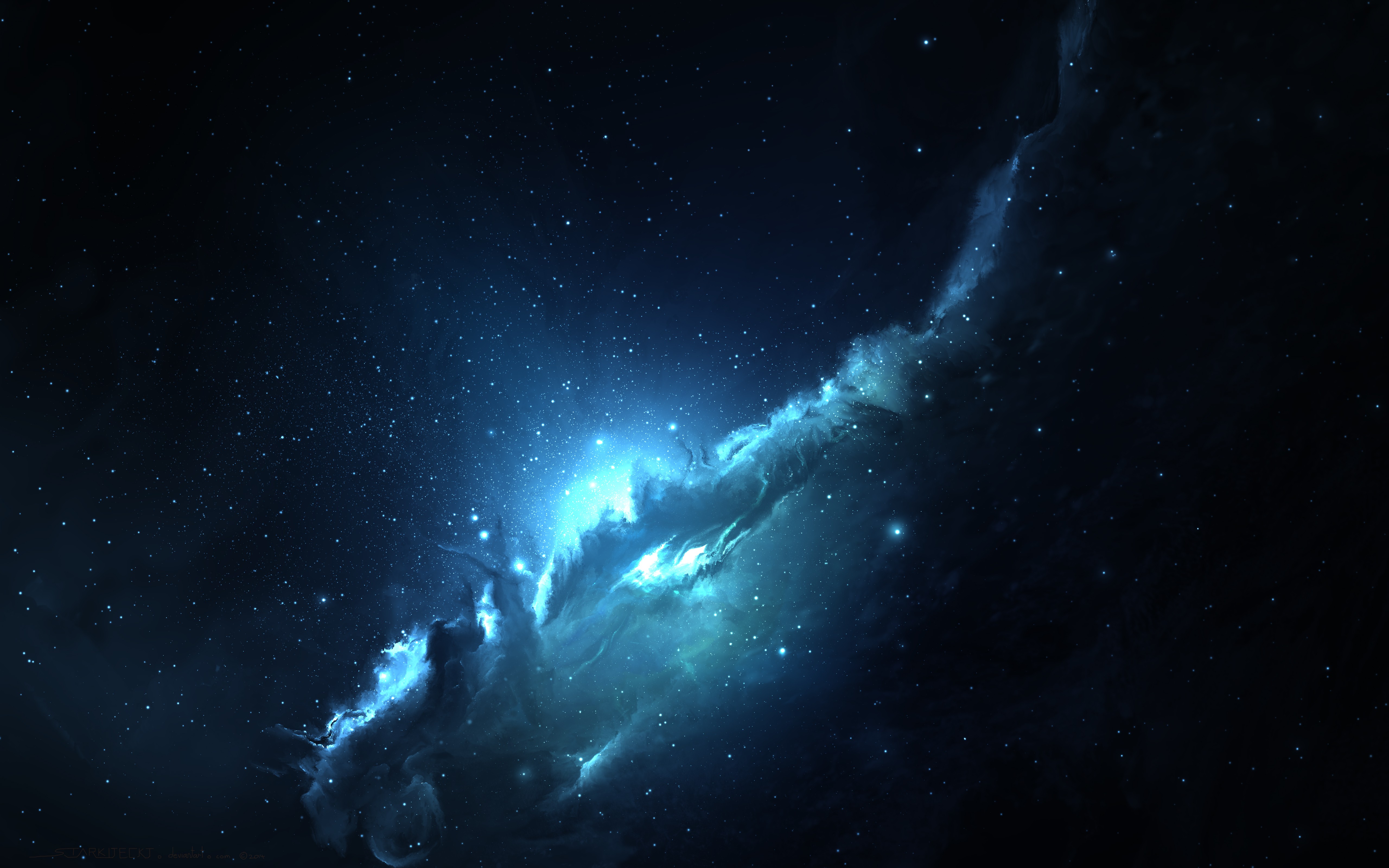 空间 空间艺术 星星 星云 AI艺术 4K高清壁纸 5120×3200