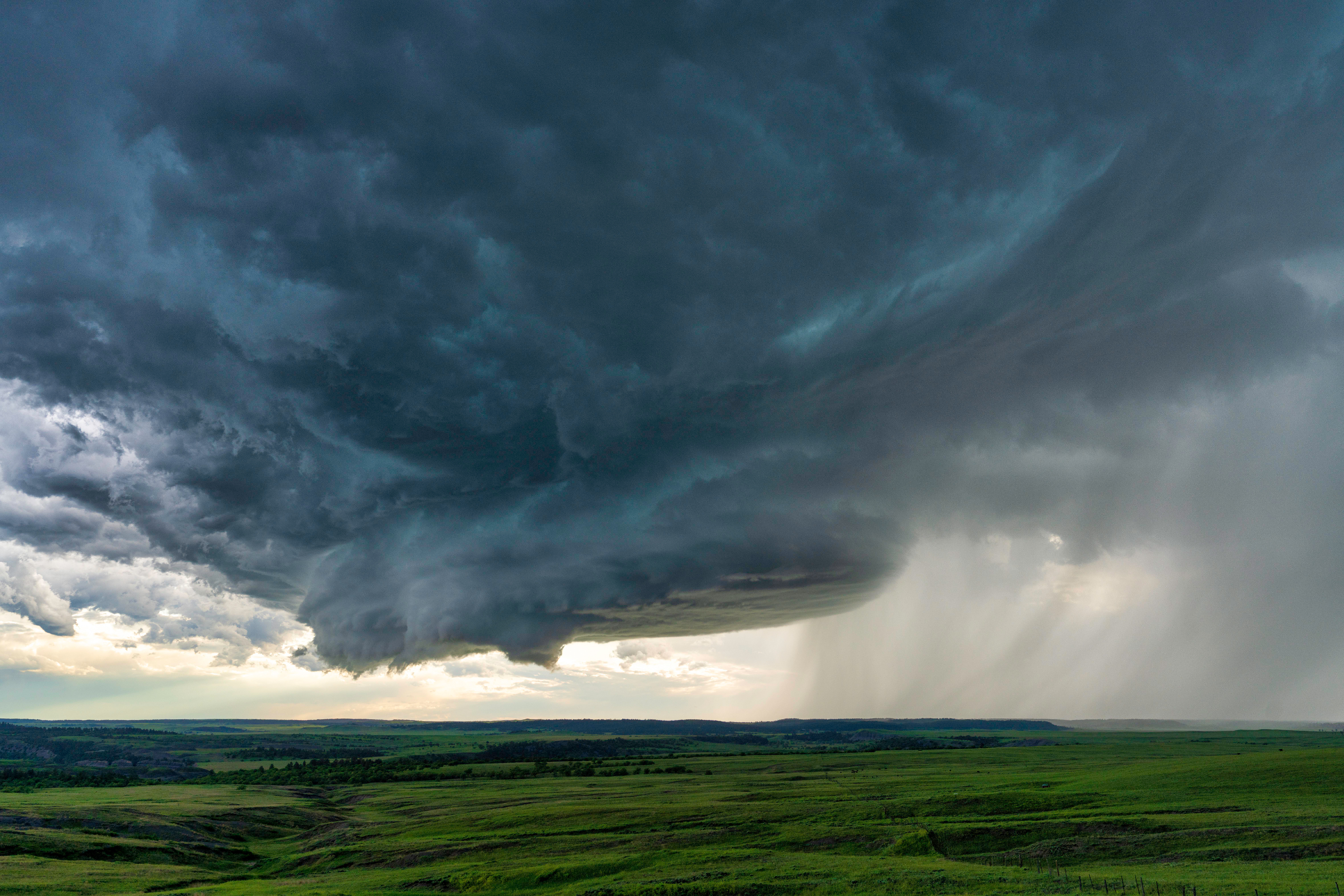 风景 自然 风暴 雨 云 天空 高清壁纸 3840×2560