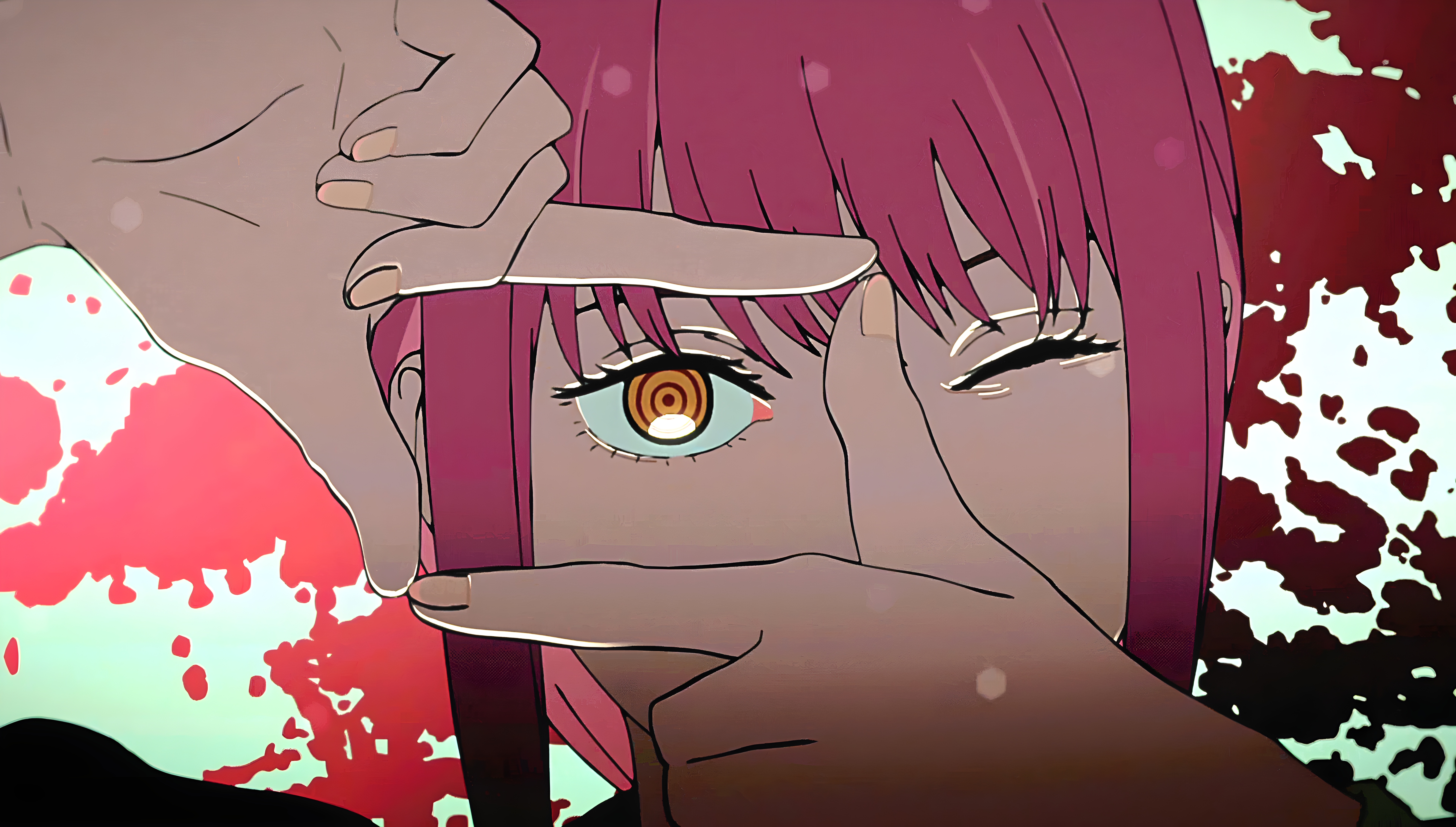 电锯人 动漫 女孩 对手 4K高清壁纸 7680×4360