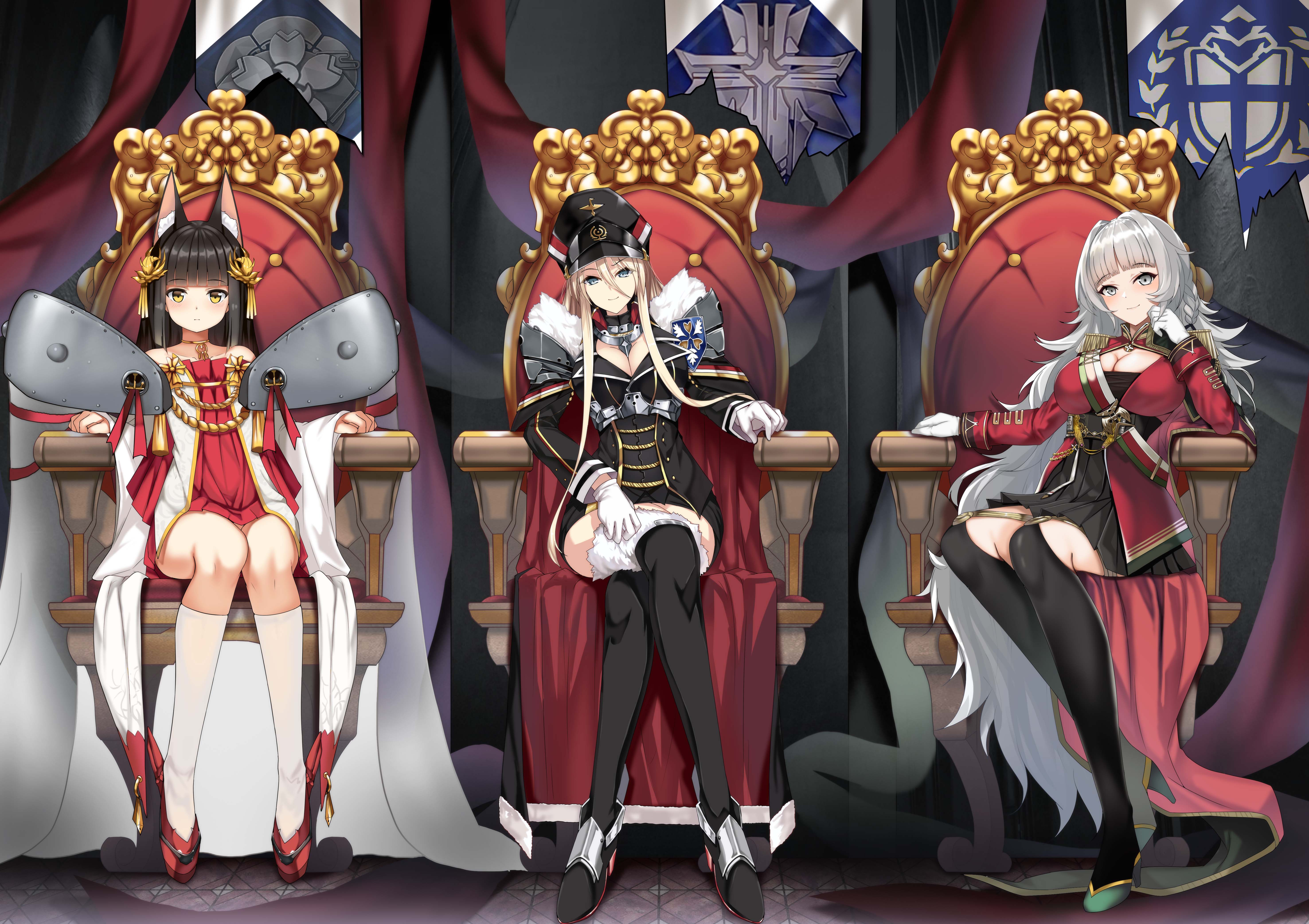 经典动漫 女孩 AI艺术 肖像 蔚蓝巷 兽耳 壁纸 5906×4169