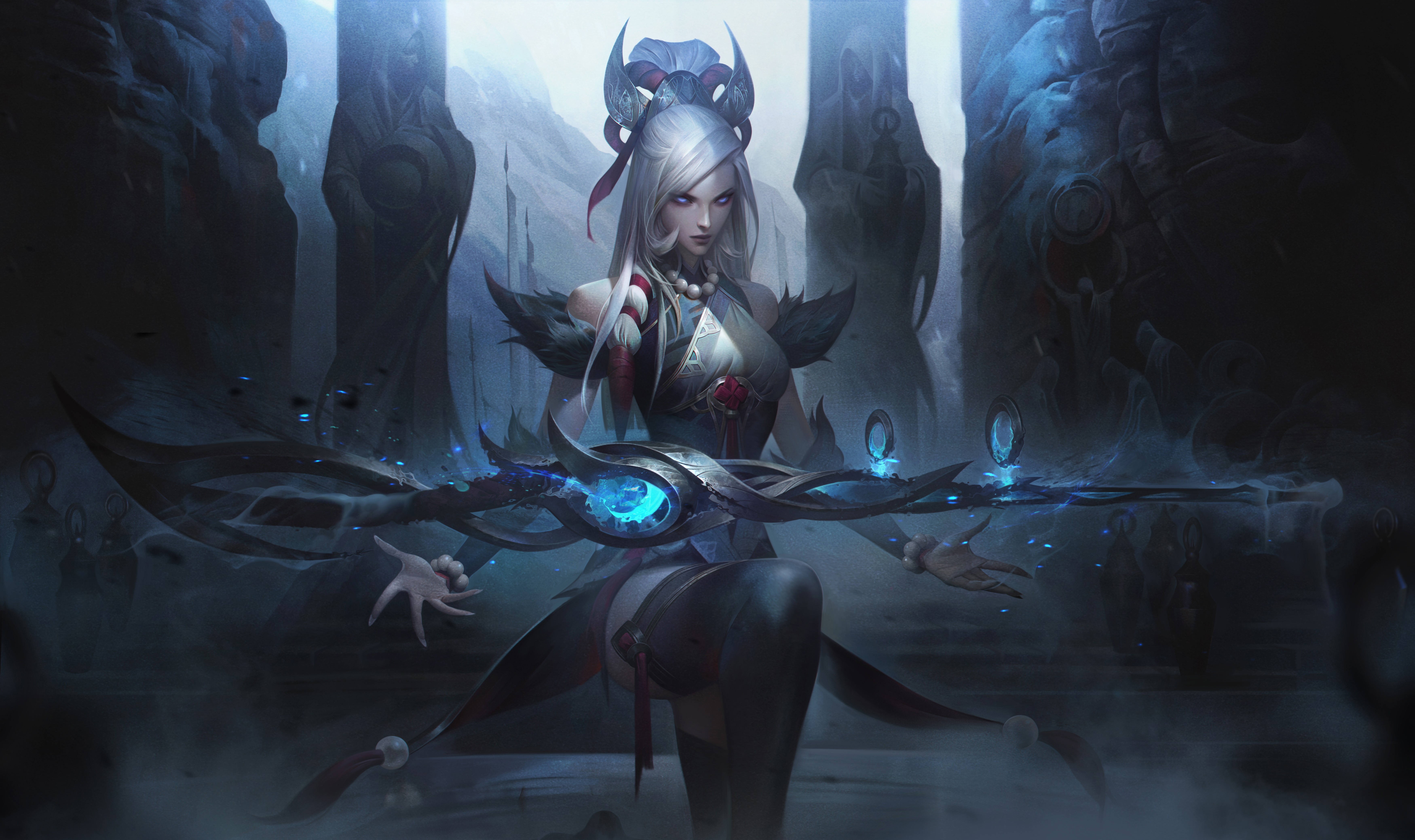 热门英雄联盟 奇幻 女孩 高清壁纸 7000×4157
