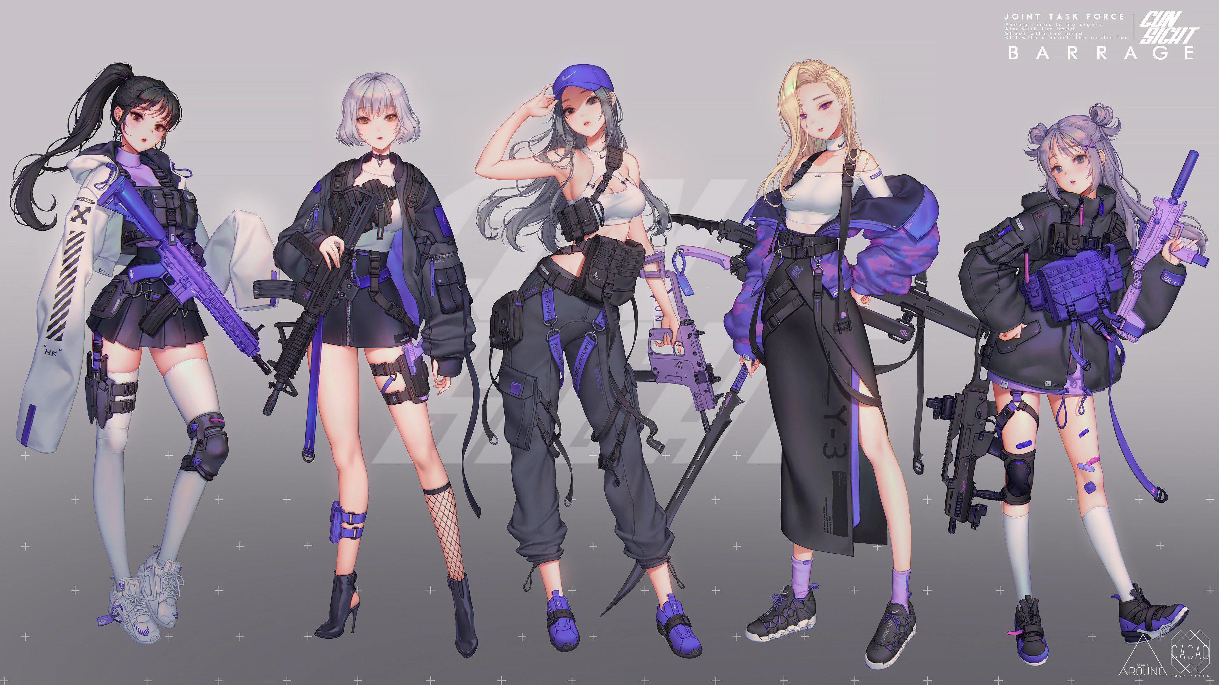 动漫 女孩 AI艺术 图片 4K高清壁纸 4000×2247