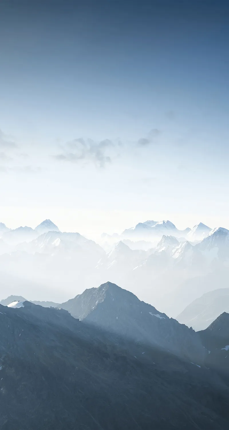 山顶 云 山 天空 雪 风景 自然 手机 壁纸 4000×4000