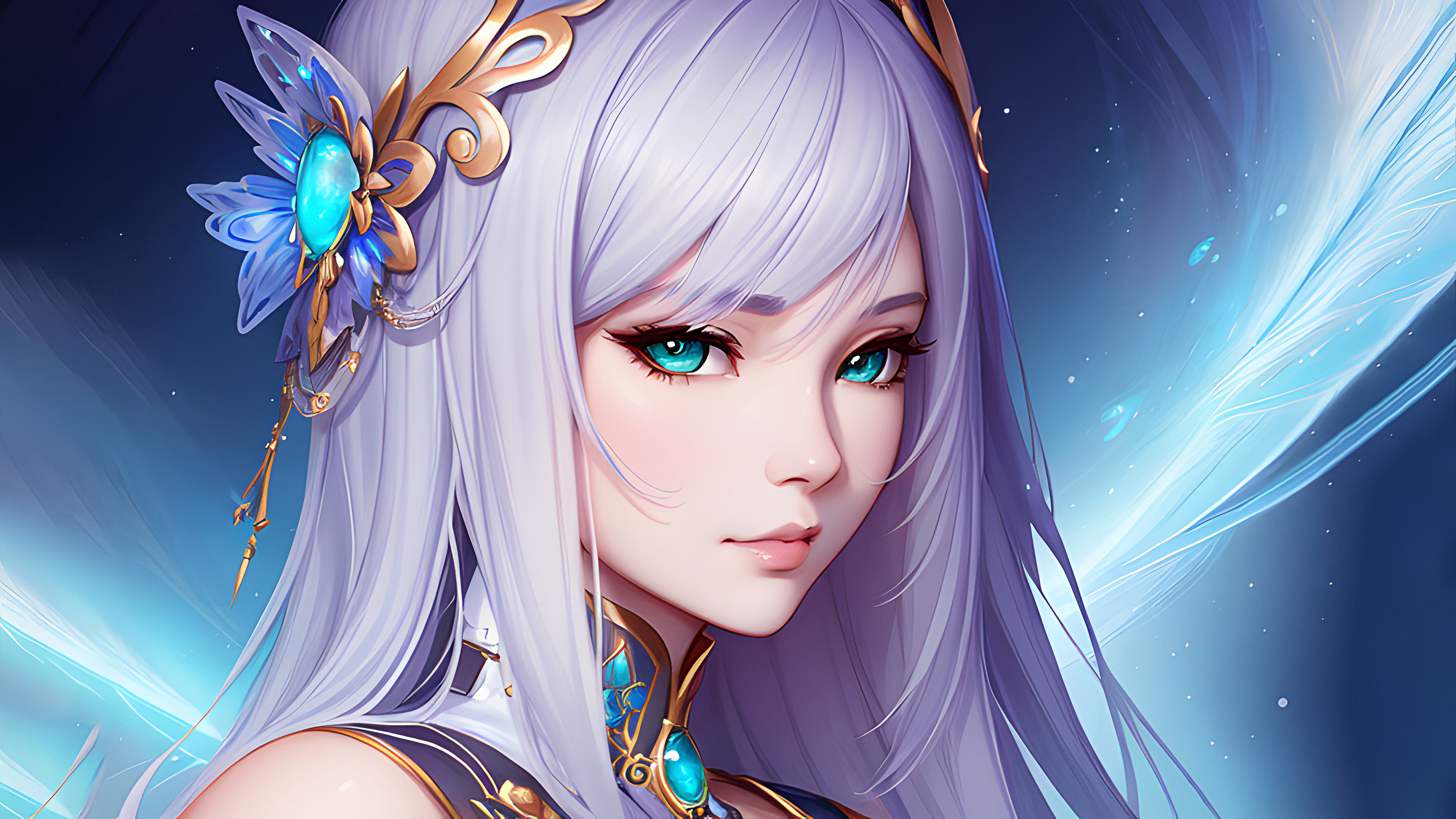 女性 巫师 艺术 魔术 动漫 壁纸 3840×2160