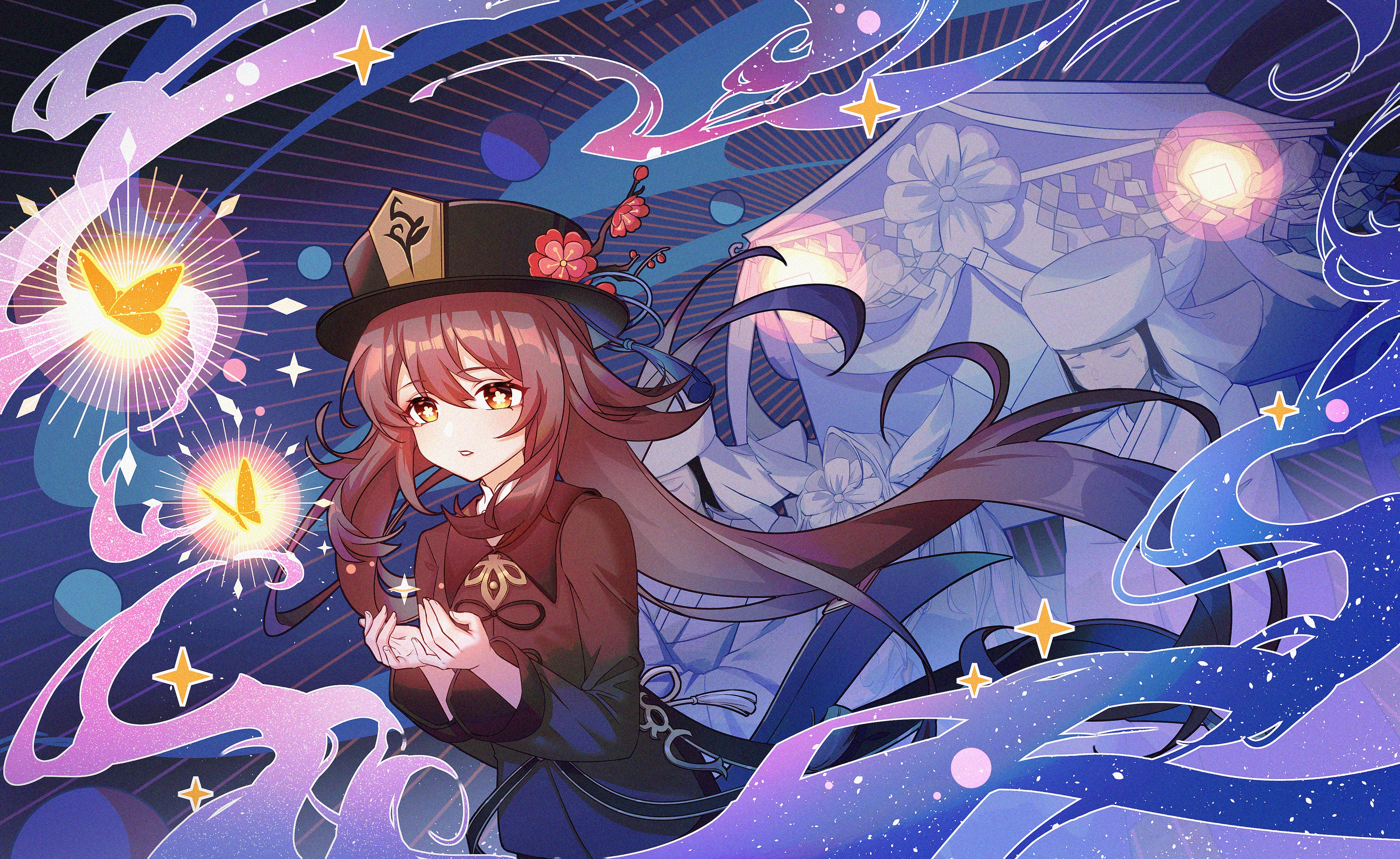 高清原神 动画 动漫 女孩 高清壁纸 4074×2500