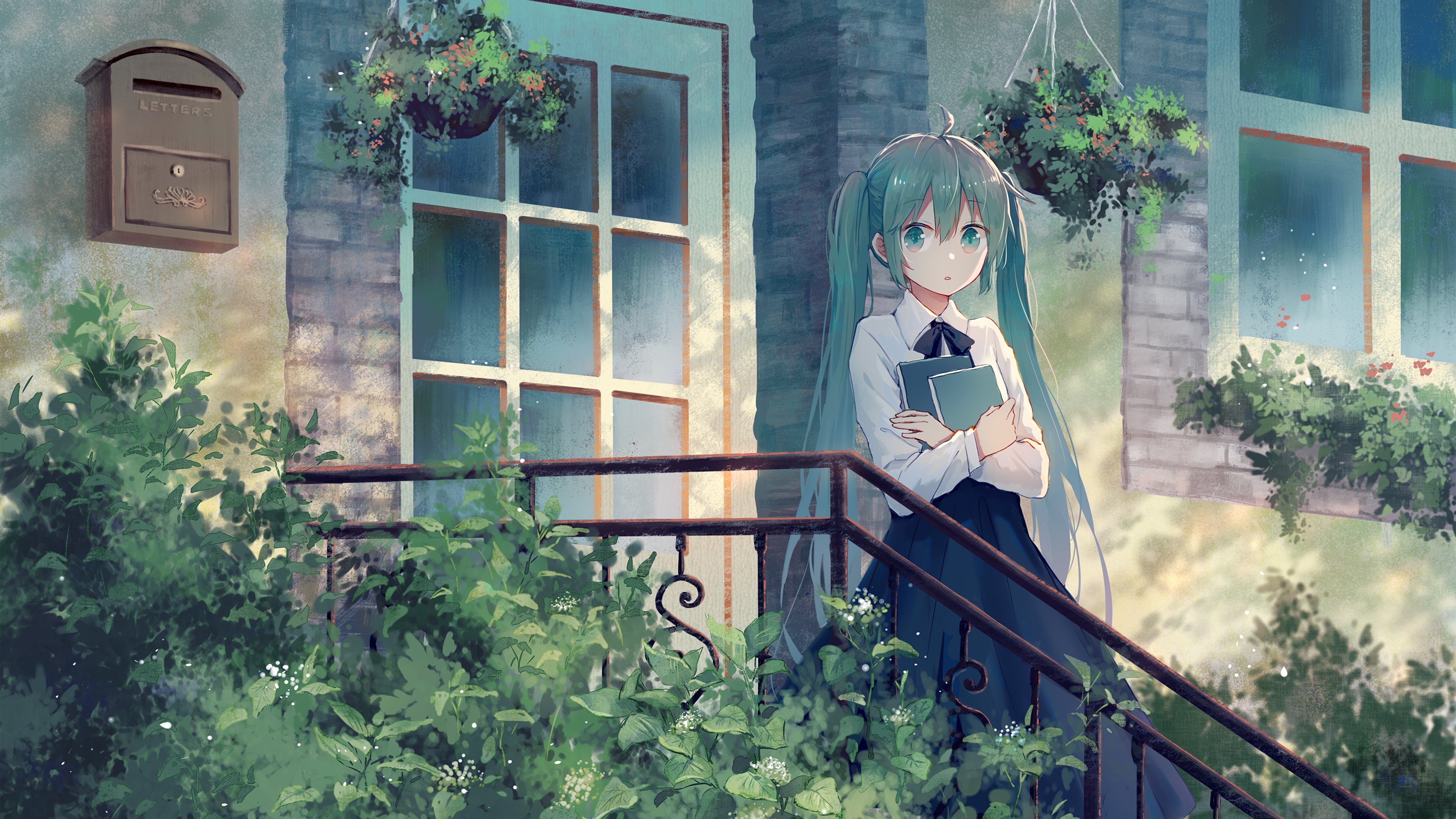 经典初音 动漫 女孩 元音 无水印壁纸 3840×2160