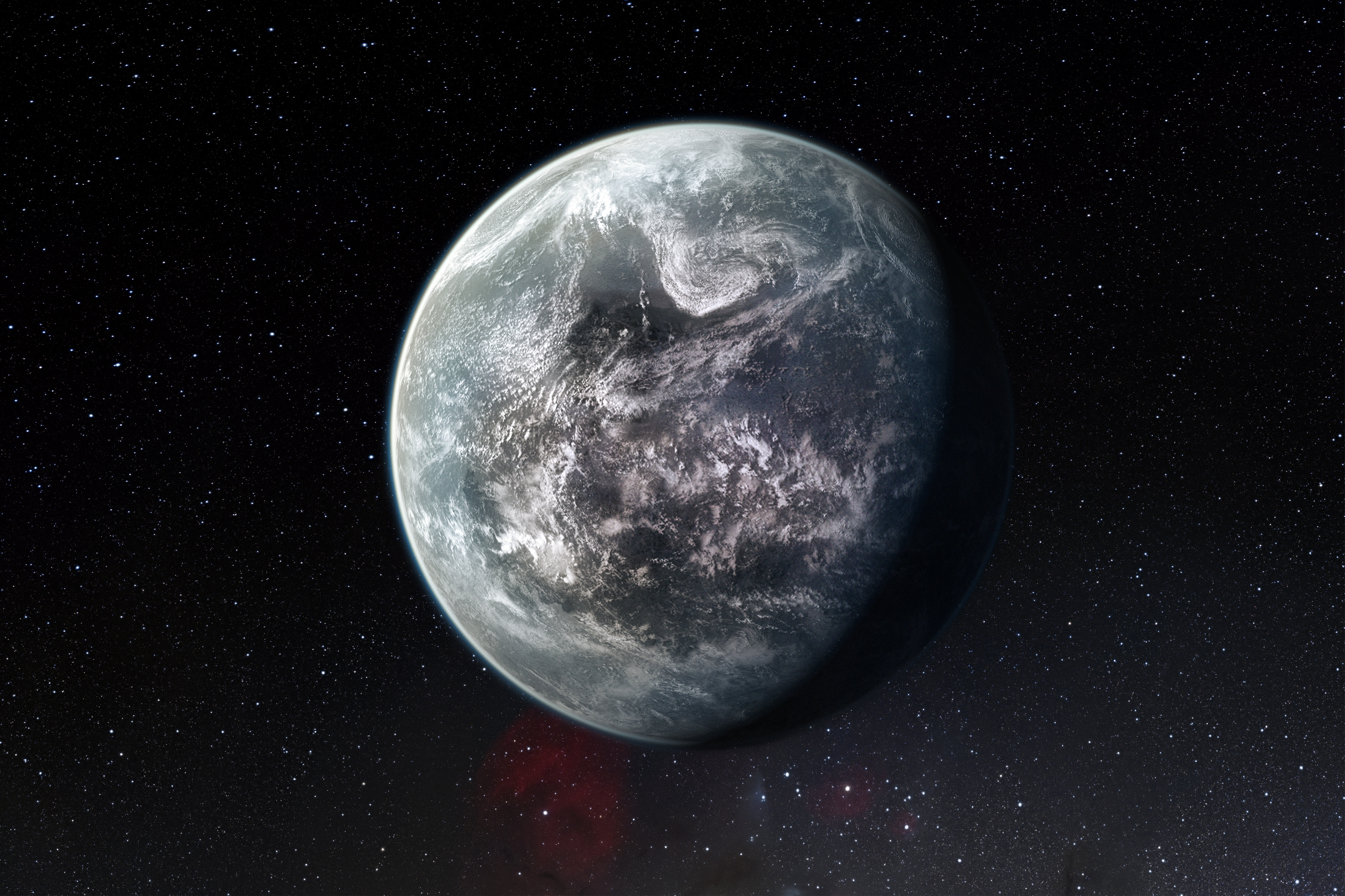 唯美行星 空间 恒星 太阳系 概念艺术 大气 天文台 4K壁纸 5000×3333