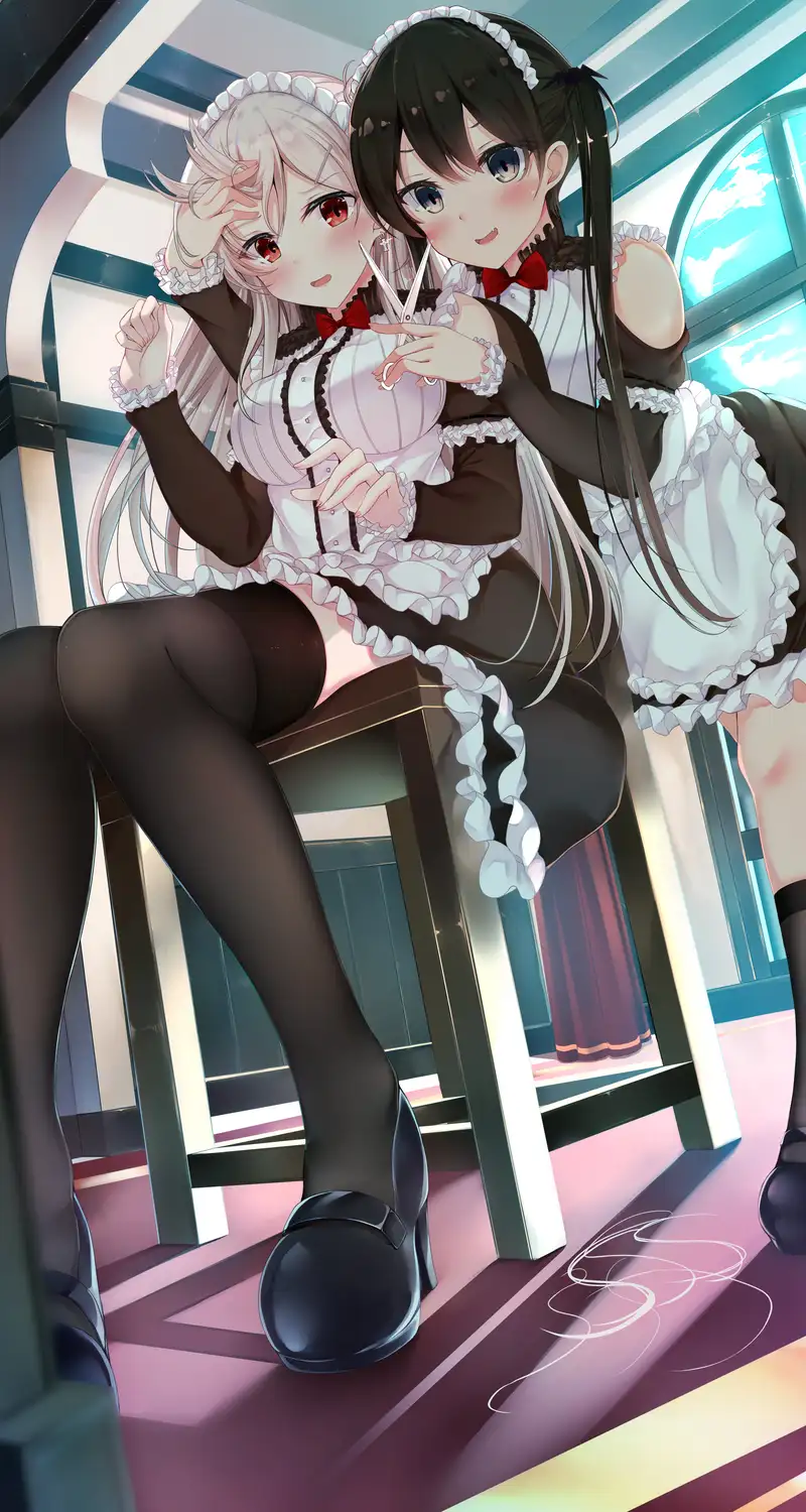 原创 人物 女孩 动漫 女佣 服装 手机 壁纸 3858×5167