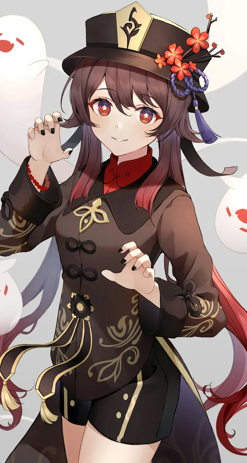 绝美胡桃 原神 动漫 女孩 手机 桌面壁纸 5984×8192
