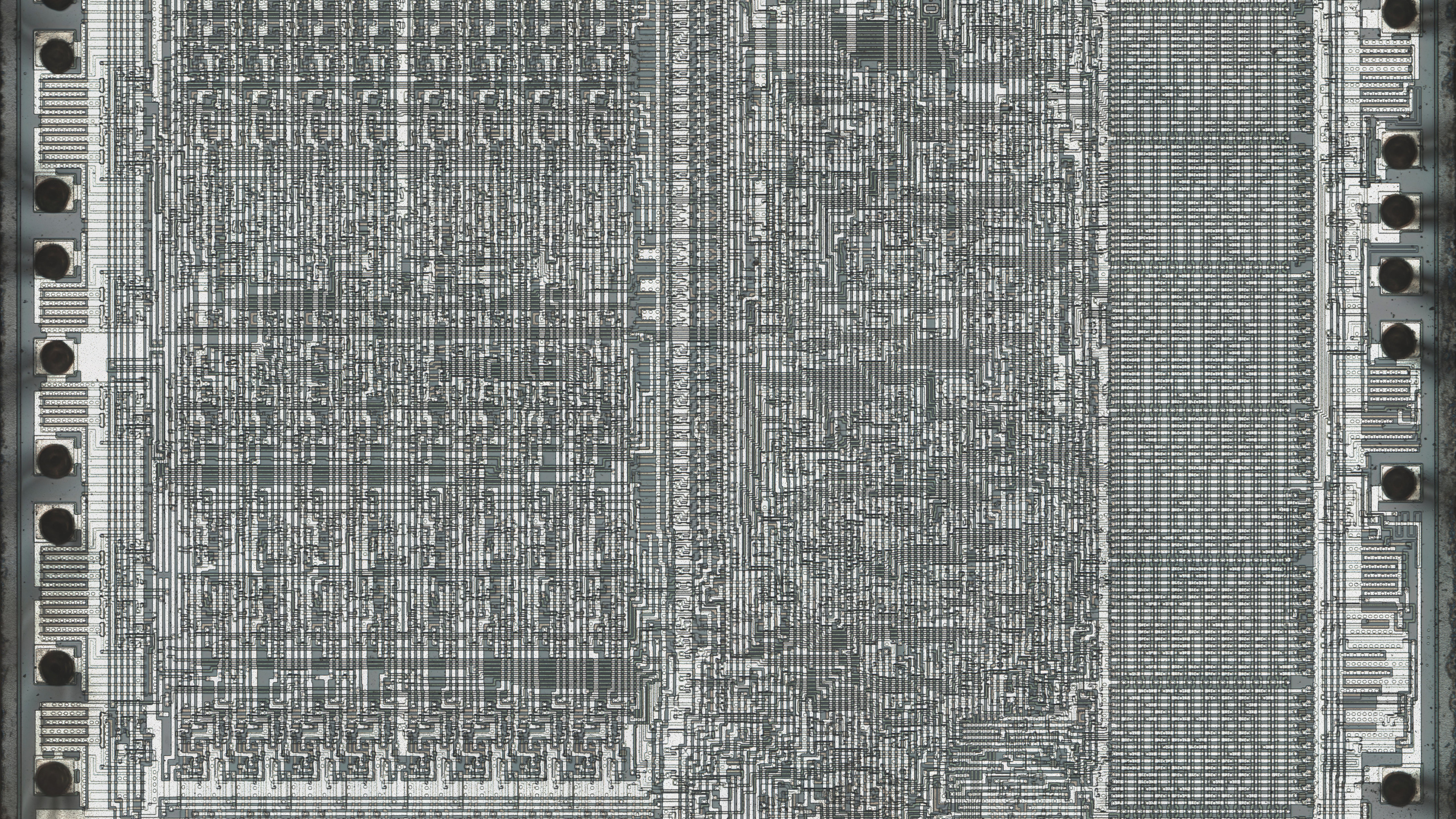 微芯片 电子 微观 技术 宏 4K高清壁纸 3840×2160