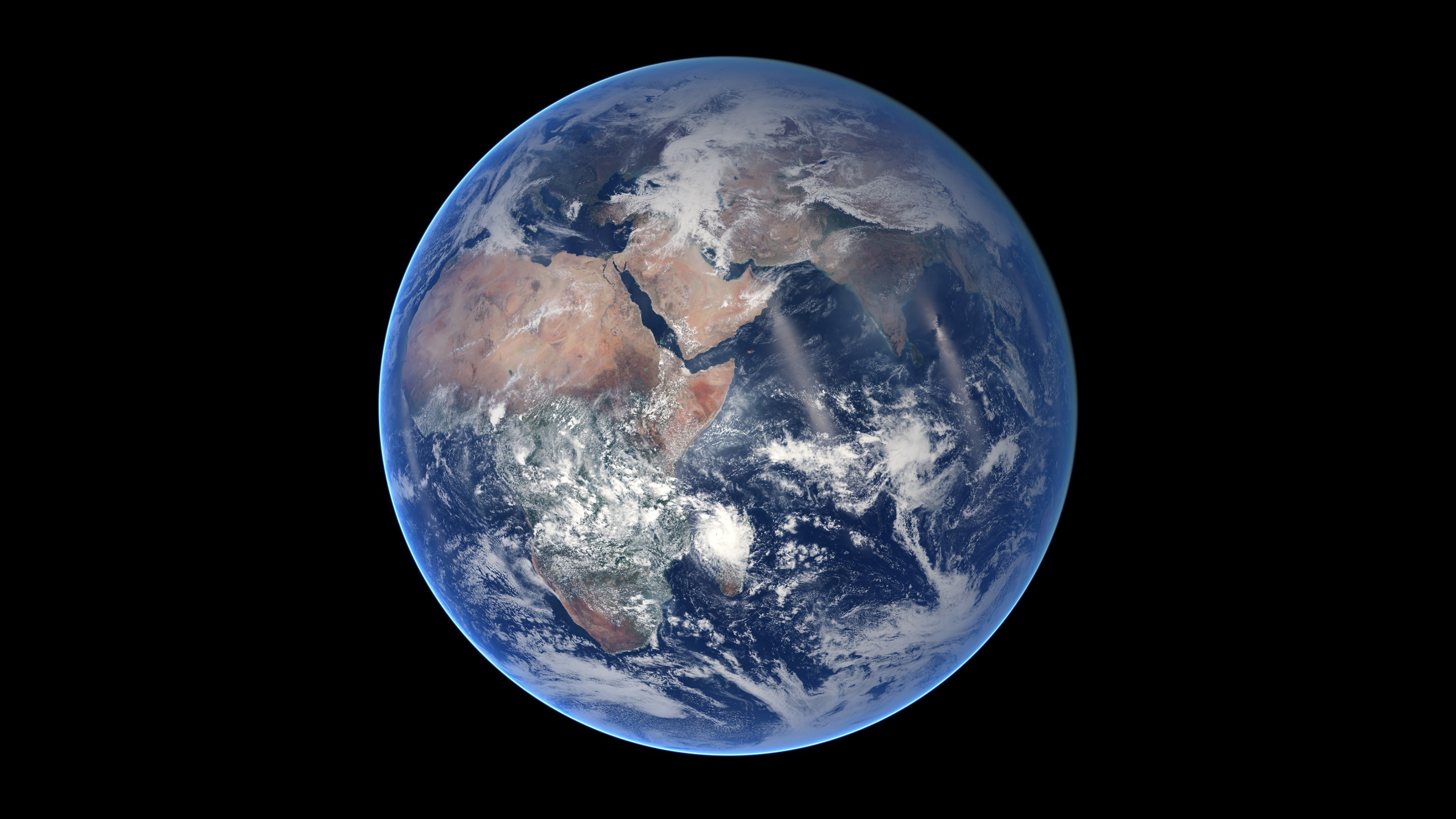 热门地球 极简主义 空间 空间艺术 AI艺术 行星 壁纸 3840×2160