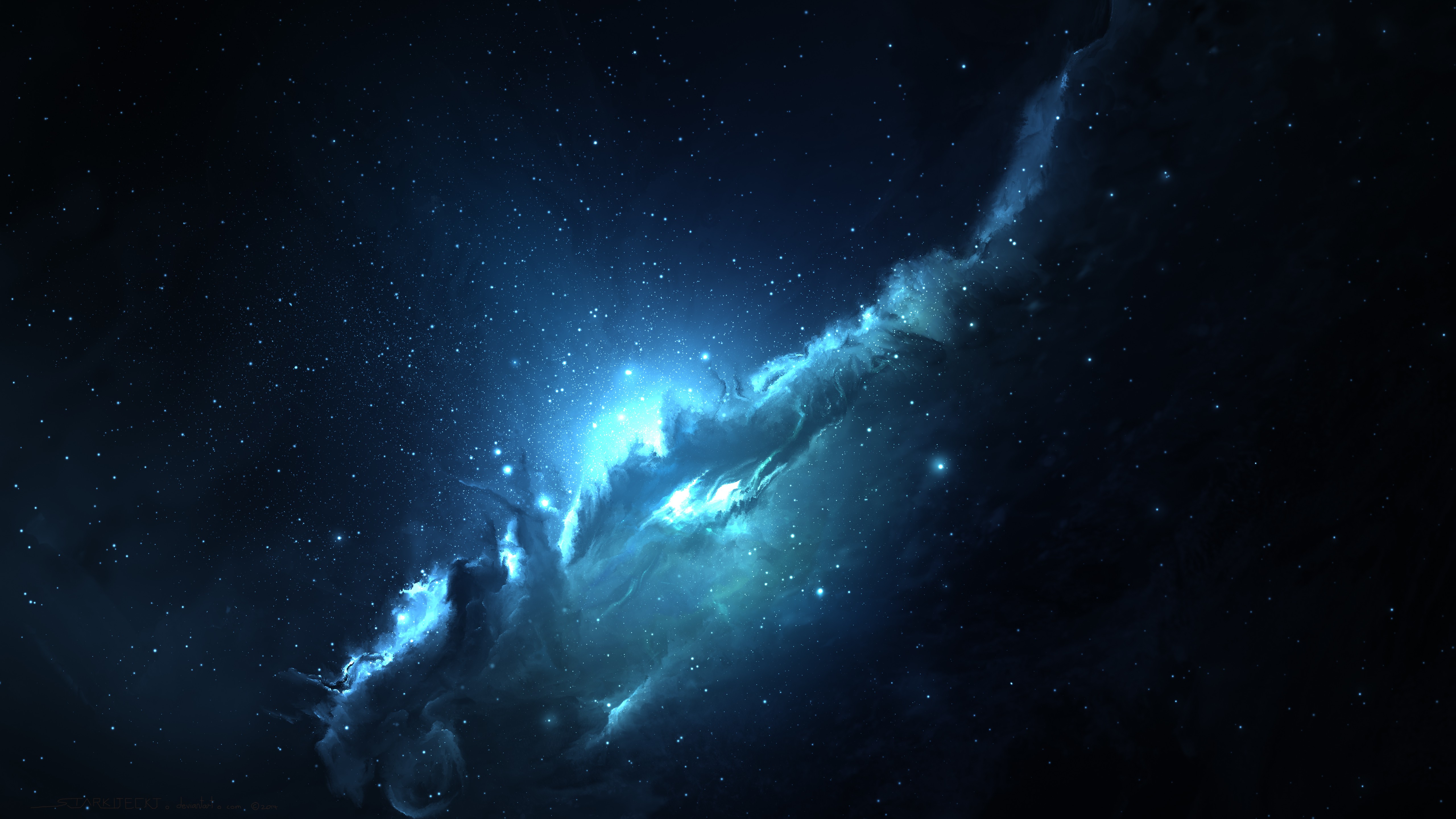 超清空间 星云 空间艺术 AI艺术 4K壁纸 5120×2880
