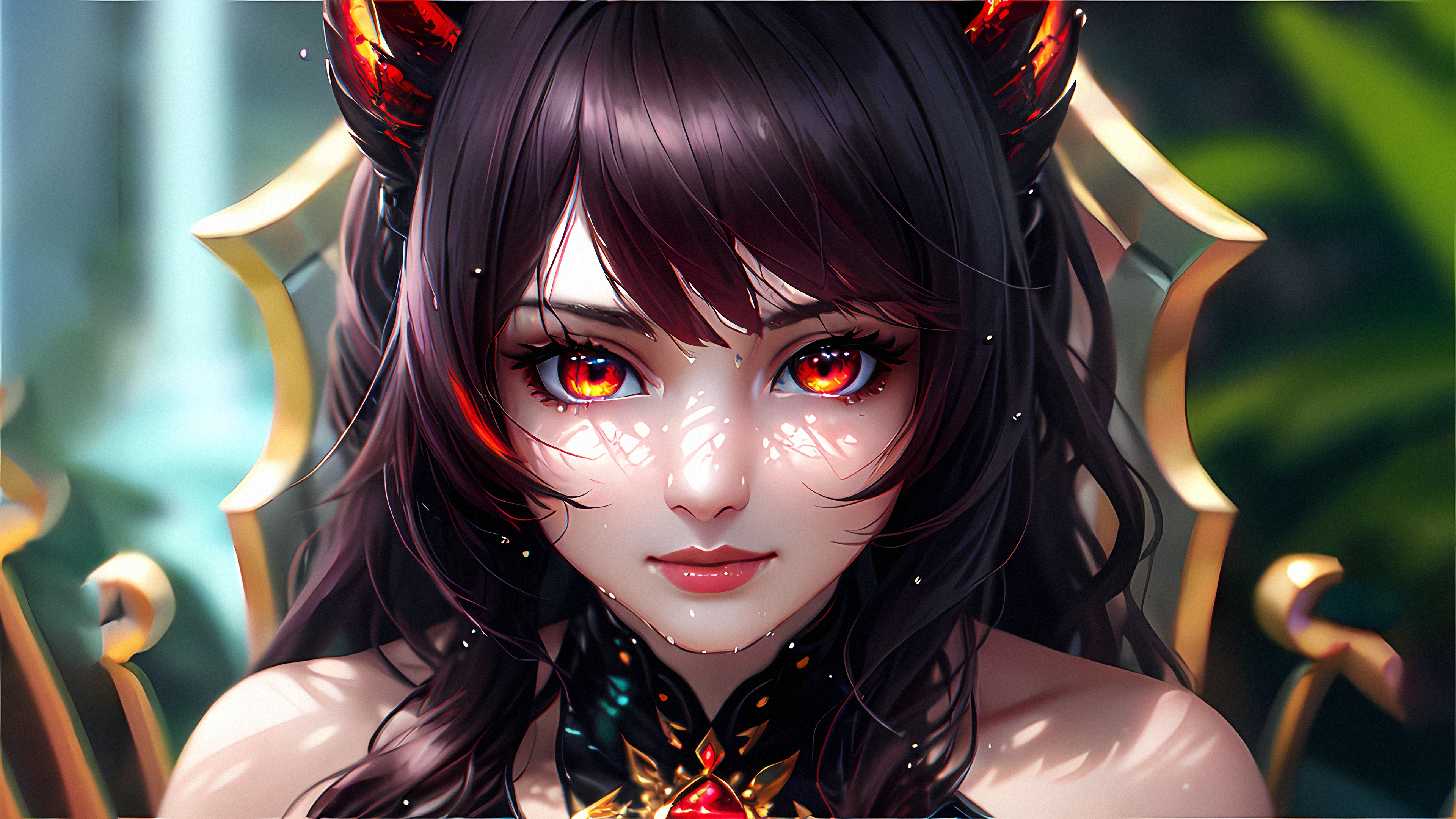 唯美女人 稳定扩散 龙女 艺术 角 动漫 桌面壁纸 3840×2160
