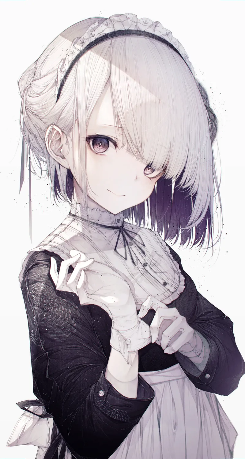 原创人物 动漫 女孩 女仆 小莫 手机 4K高清壁纸 4042×5505