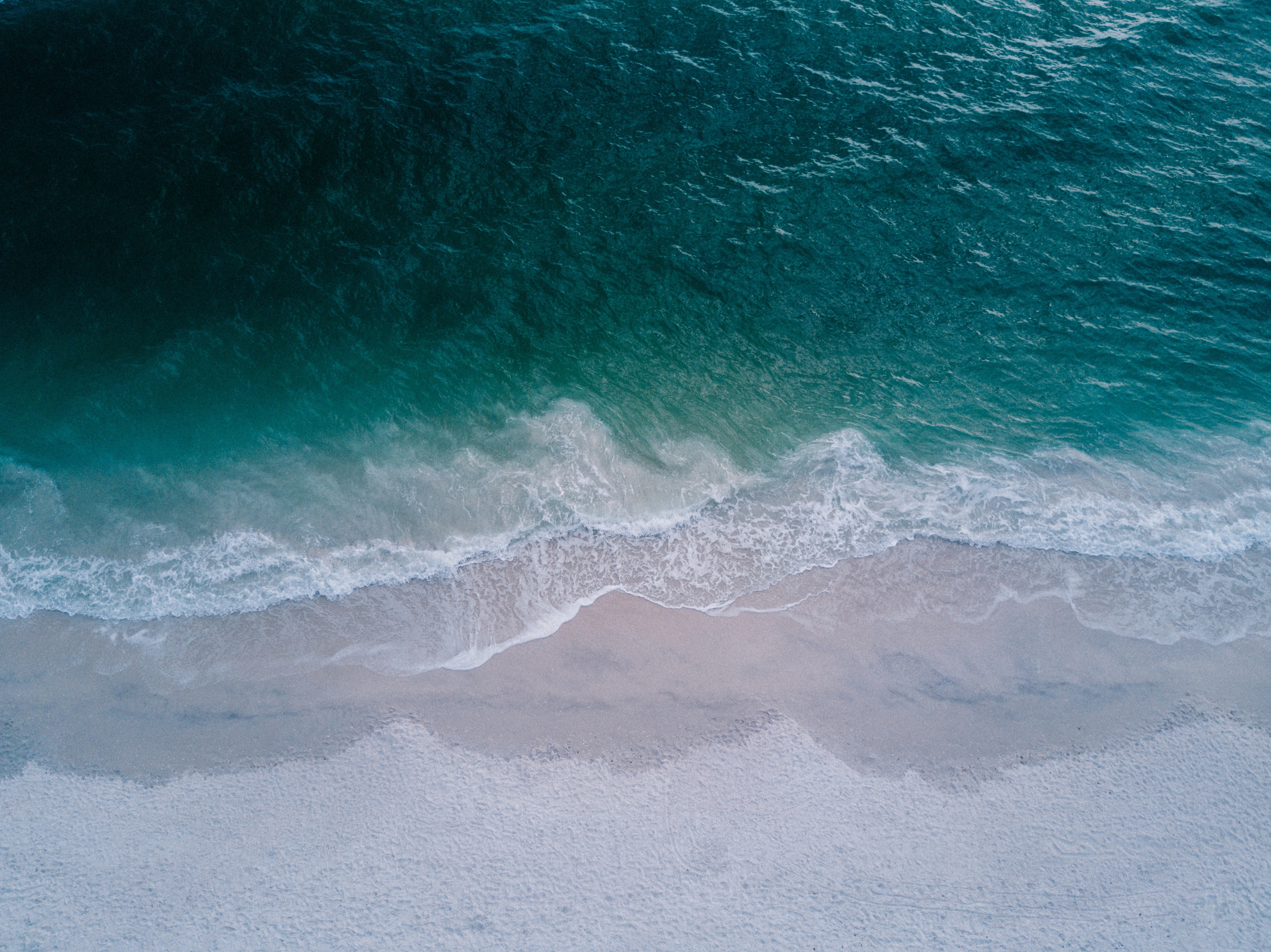 绚丽自然 水 海滩 4K壁纸 3992×2992