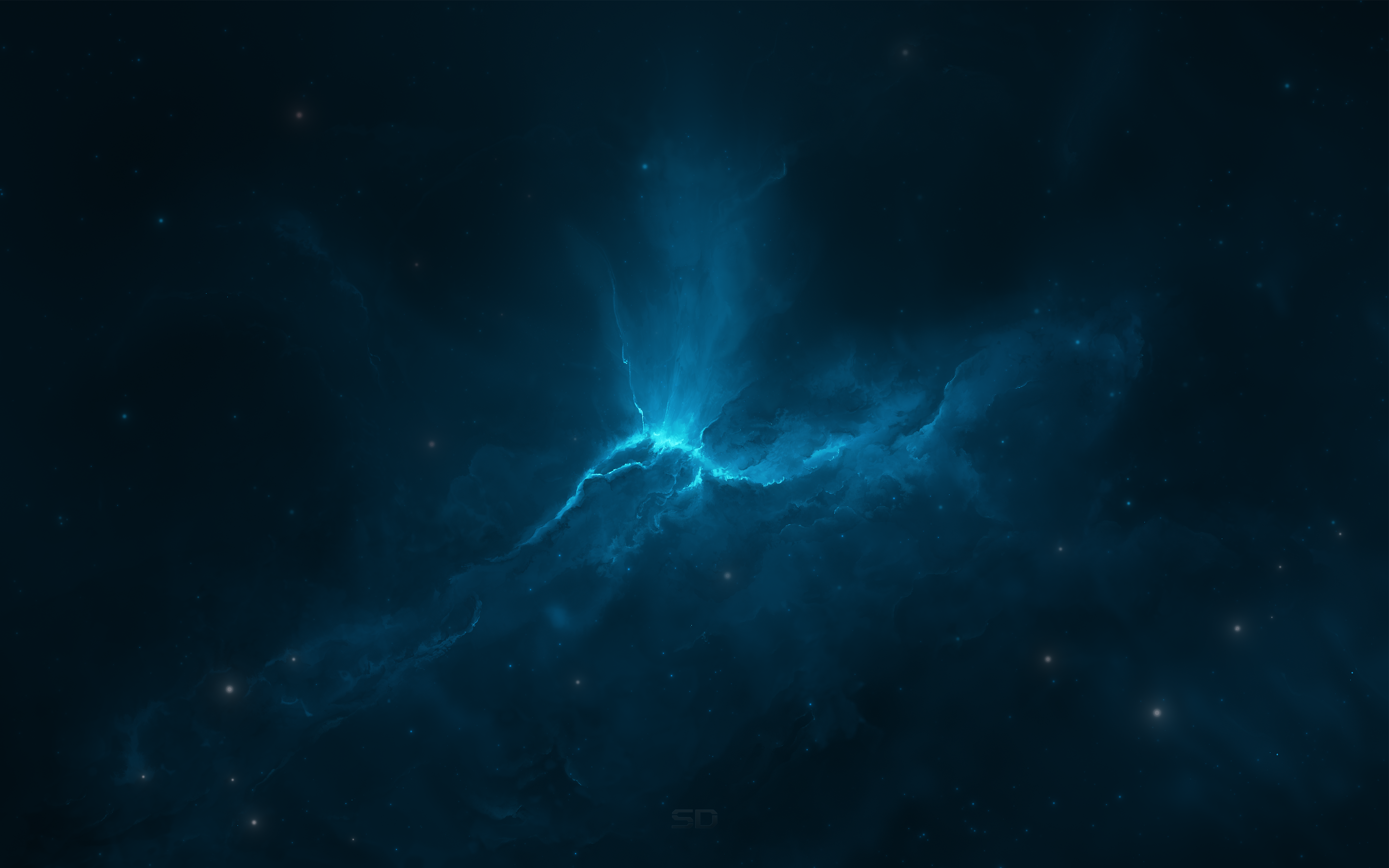 经典星际科技 星云 太空 宇宙 裂谷 裂隙 星际 探测器 AI艺术 太空艺术 4K壁纸 5120×3200