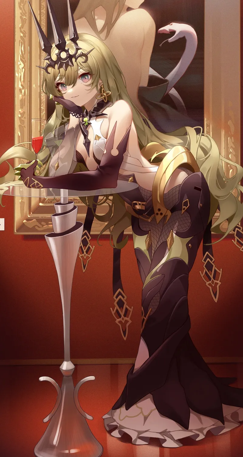 高清艺术家 长发 绿色头发 动漫 动漫女孩 AI艺术 4 壁纸 3922×6373