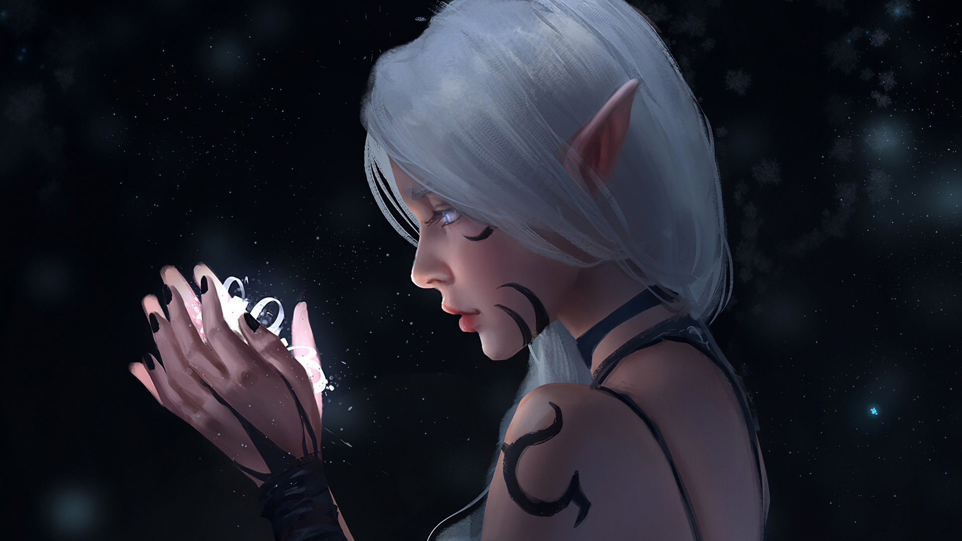 梦幻女孩 女人 精灵 春秋 梦幻艺术 兽耳 壁纸 3840×2160