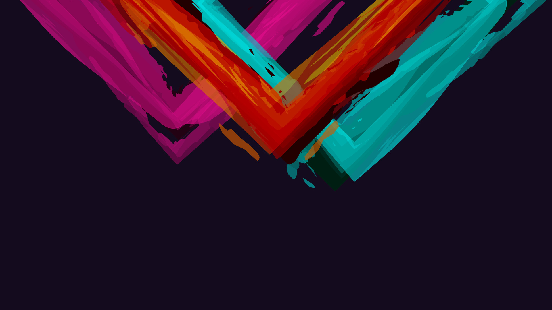 抽象 彩色 简单背景 紫色背景 AI艺术 壁纸 5120×2160
