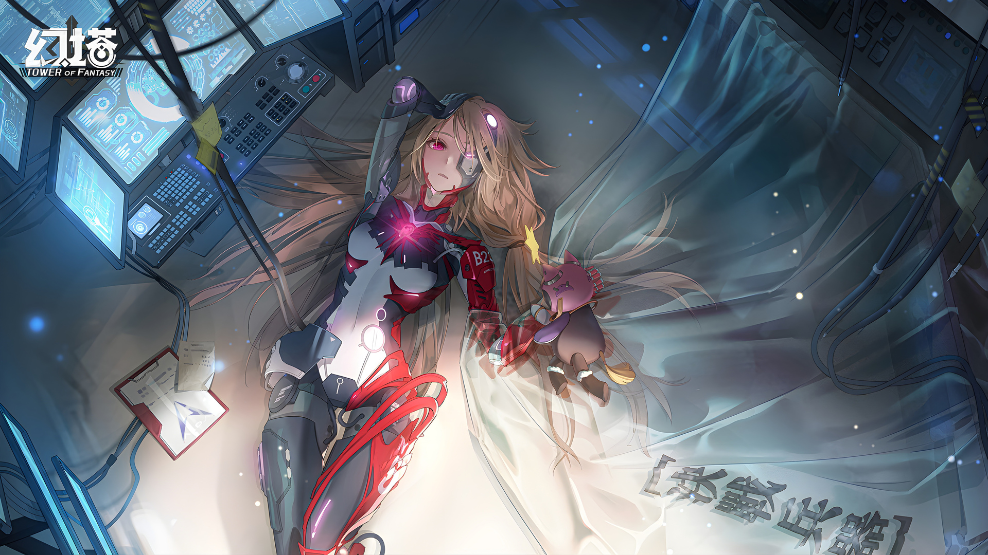 超清复仇女神 幻想之塔 动漫女孩 科技 机甲女孩 壁纸 3840×2160