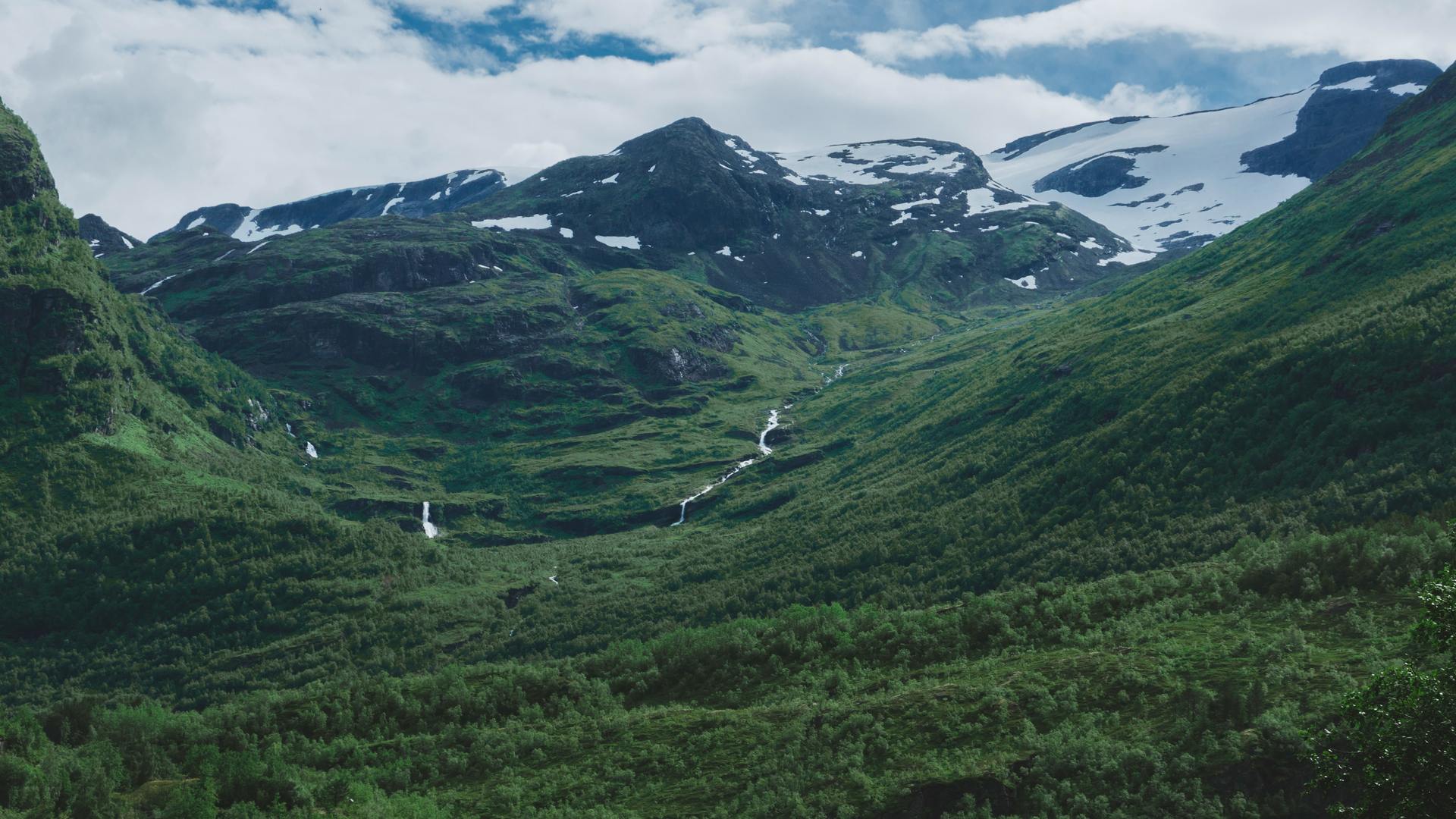 风景 自然 山脉 山谷 云 大自然景观 壁纸 3840×2160