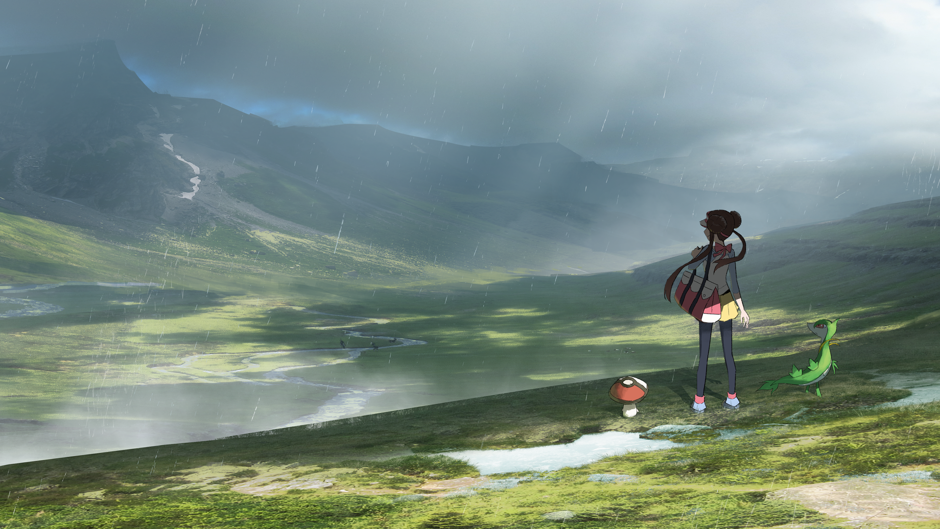 罗莎 精灵宝可梦 唯美 治愈系 4K壁纸 3840×2160