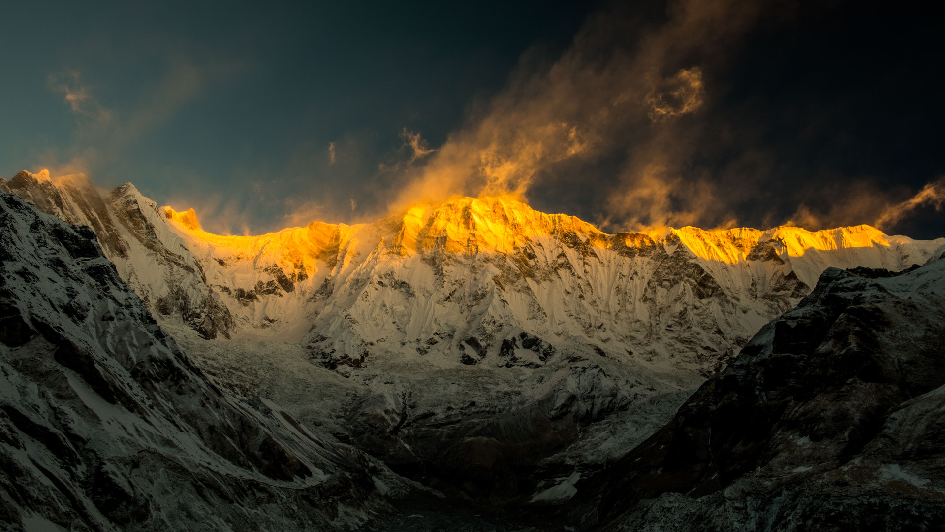 热门自然 风景 山脉 日落 云彩 壁纸 3840×2160