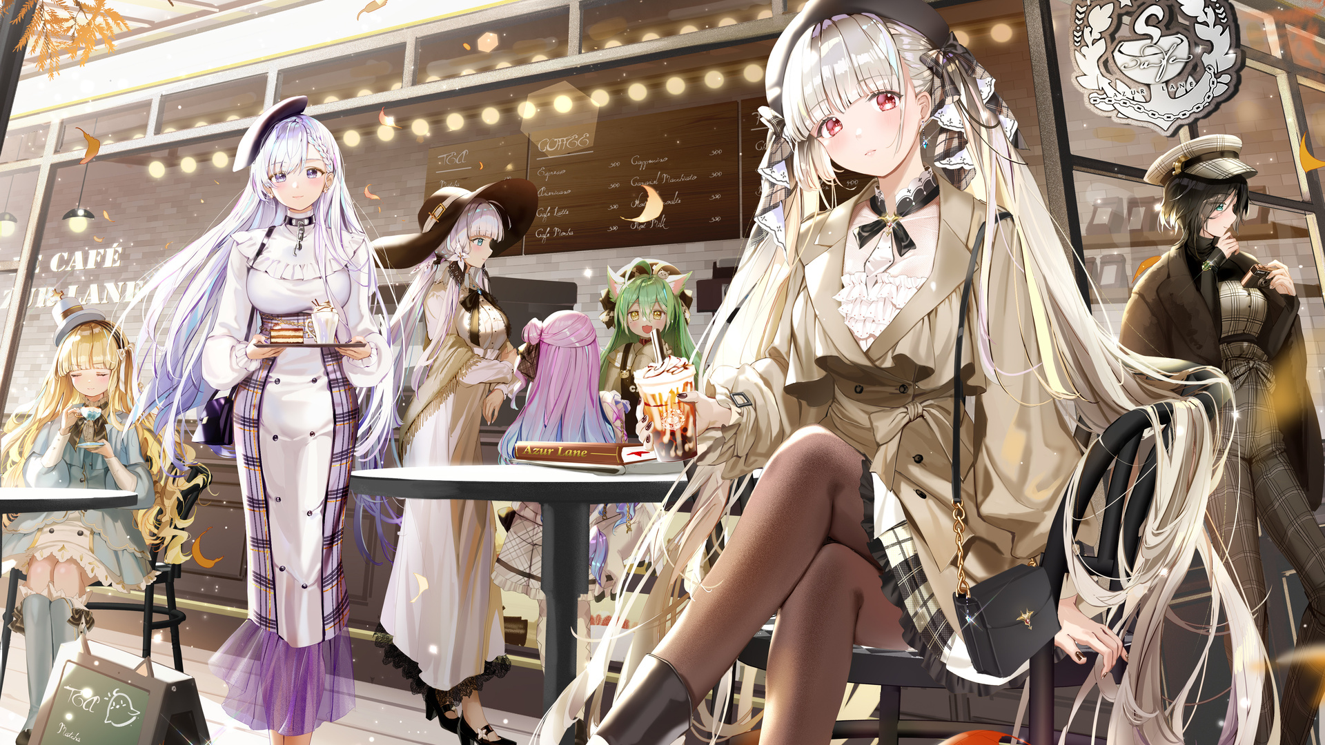 高清哈鲁里 动漫女孩 自助餐厅 贝尔法斯特 动漫 壁纸 3840×2160