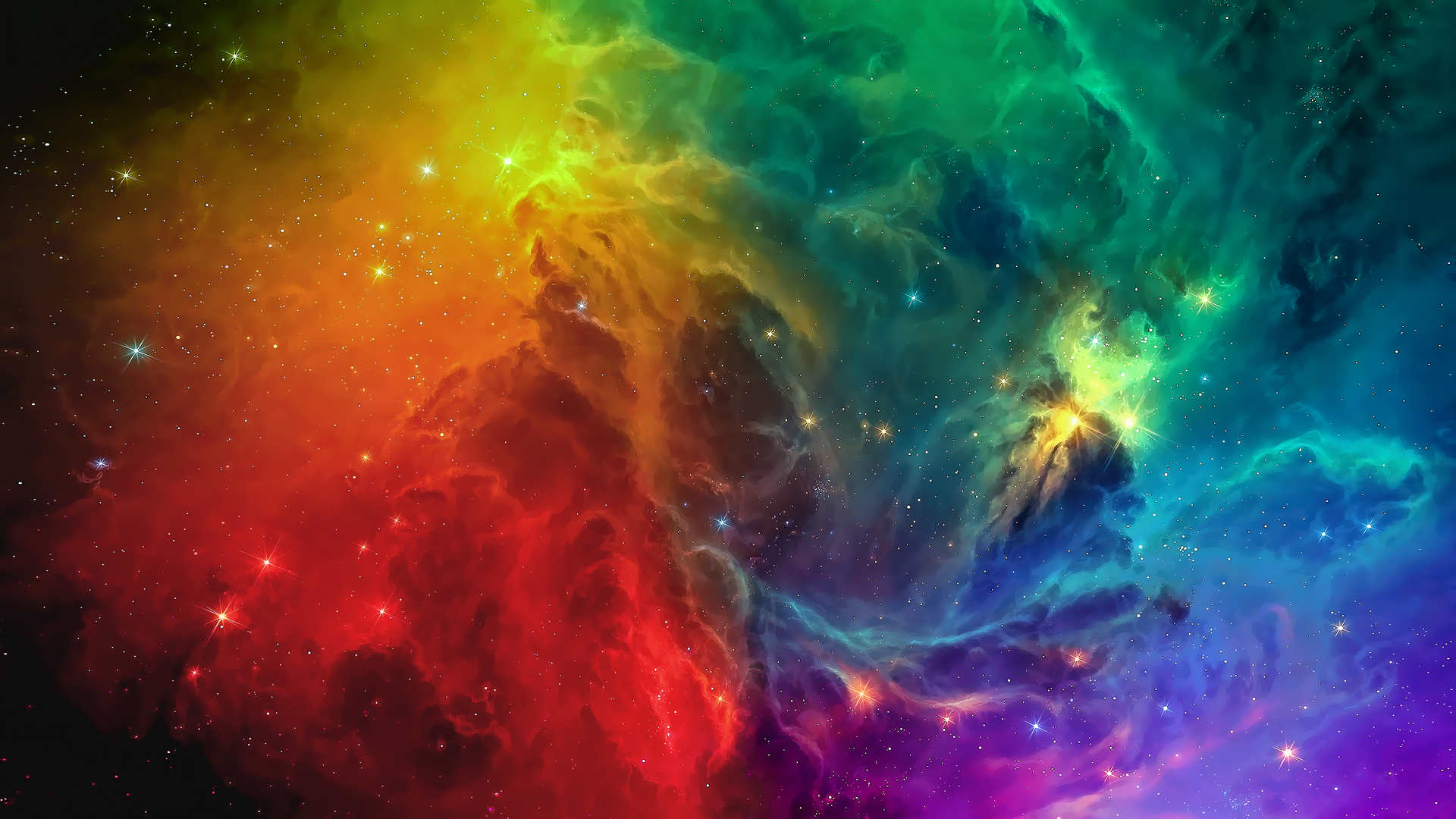 太空 恒星 宇宙 太空逃逸 星云 蓝色 粉色 太空艺术 壁纸 3840×2160