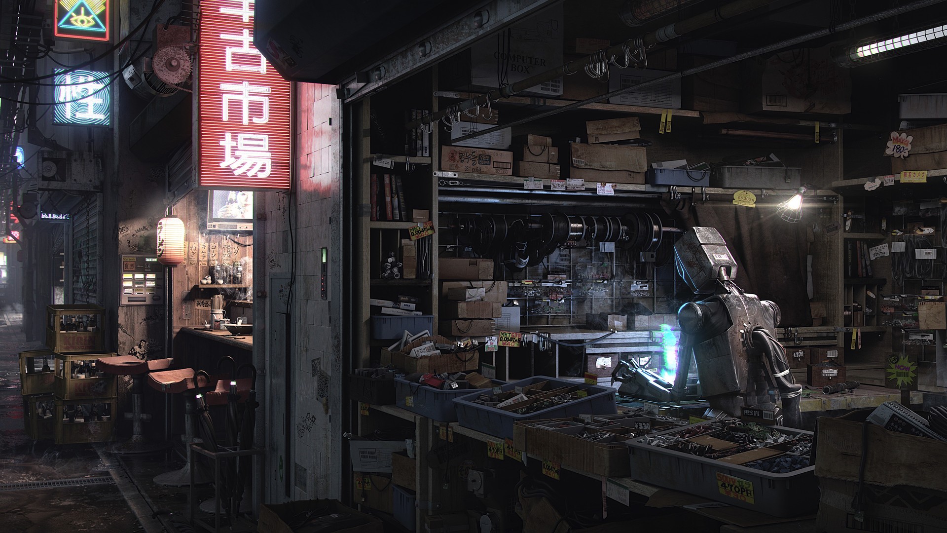 高清机器人 未来主义 科幻 AI艺术 手机壁纸 3840×2160